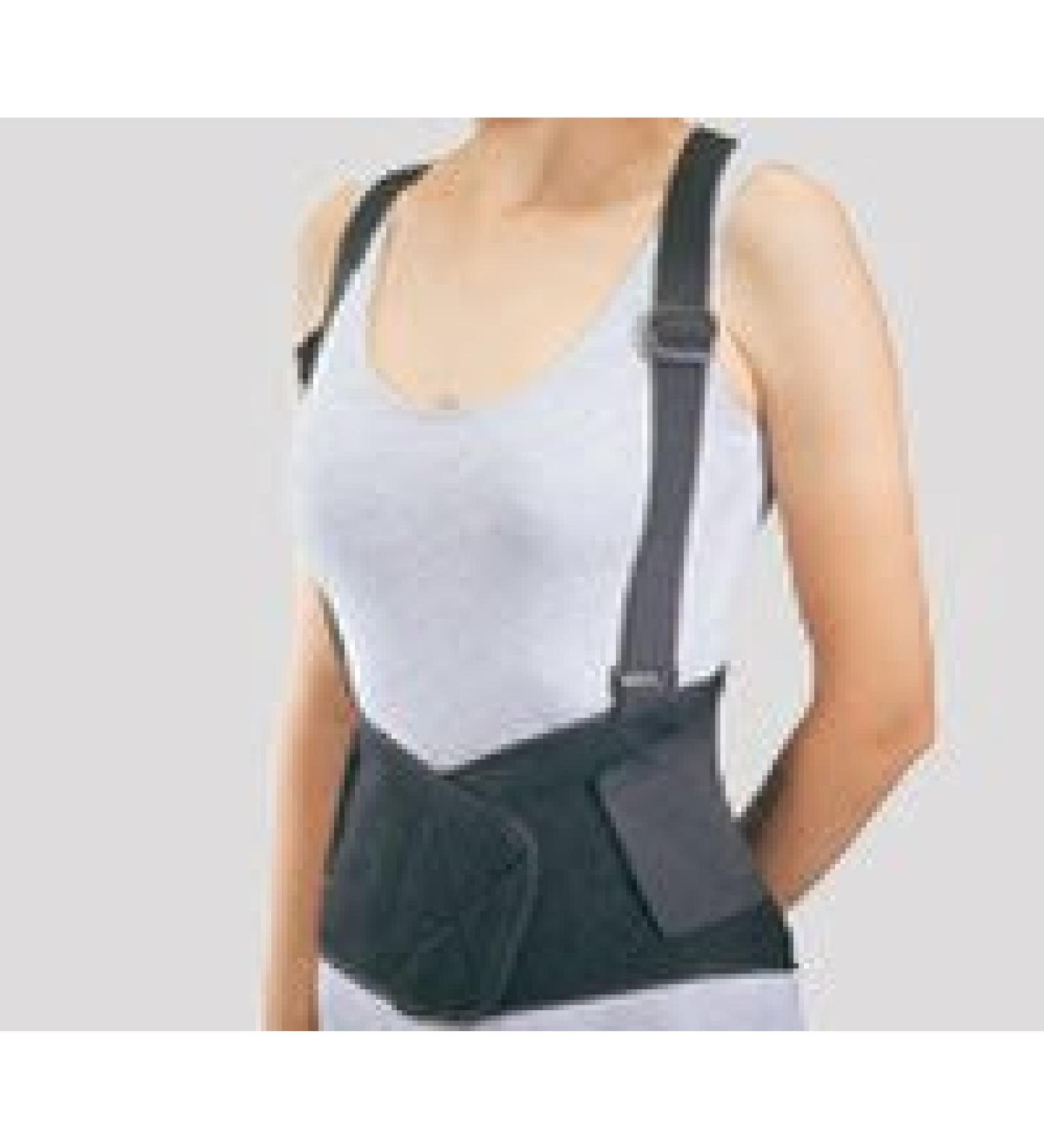 DJO 79-89143 PROCARE Industrial Back Support Suspenders Small 24"-30" Size Black