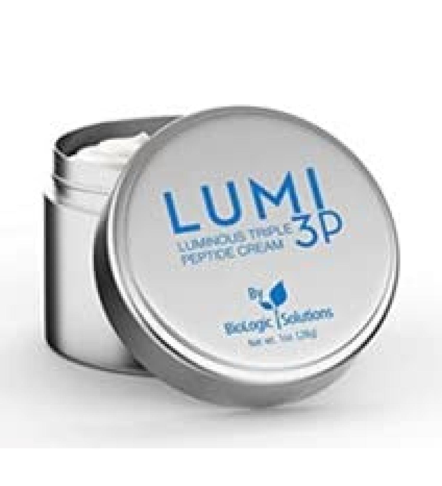Lumi3P Luminous Triple Peptide Cream reduces the appearance of wrinkles instantly evens skin tone and reduces discoloration and other signs of aging