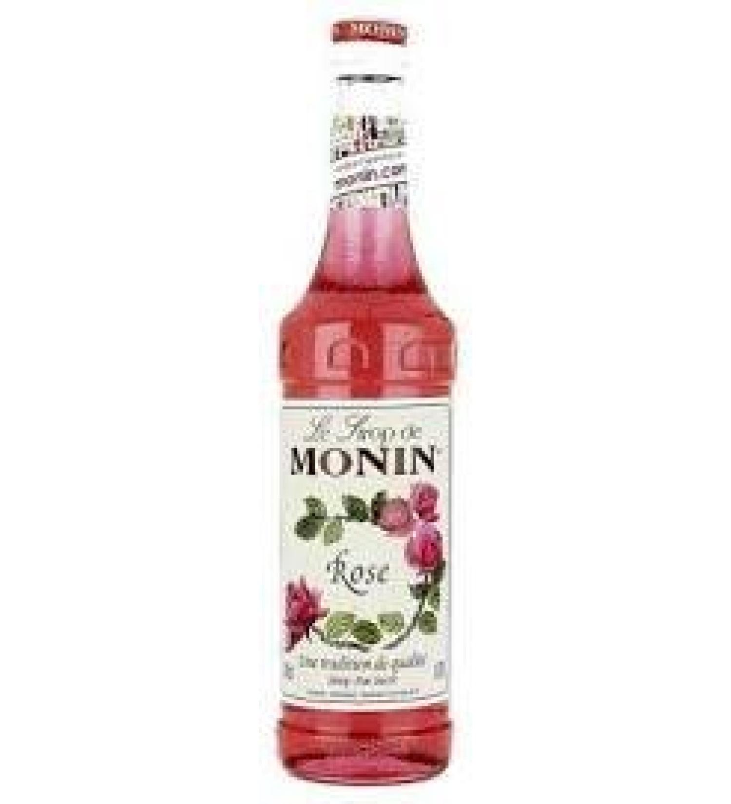 Monin rose syrup 250 ml (pack of 1) Mixed Fruits 250 ml (Pack of 1)