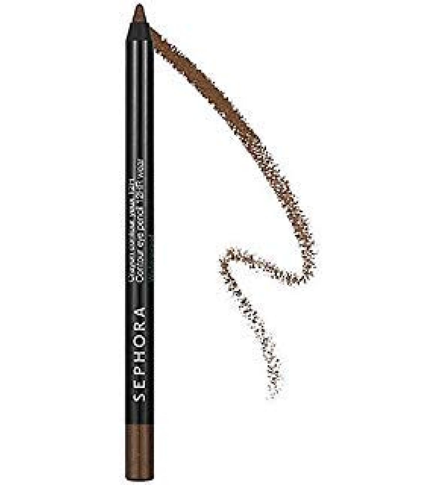 SEPHORA COLLECTION Contour Eye Pencil 12hr Wear Waterproof 0.04 Oz 12 Cappuccino - Brown Glitter