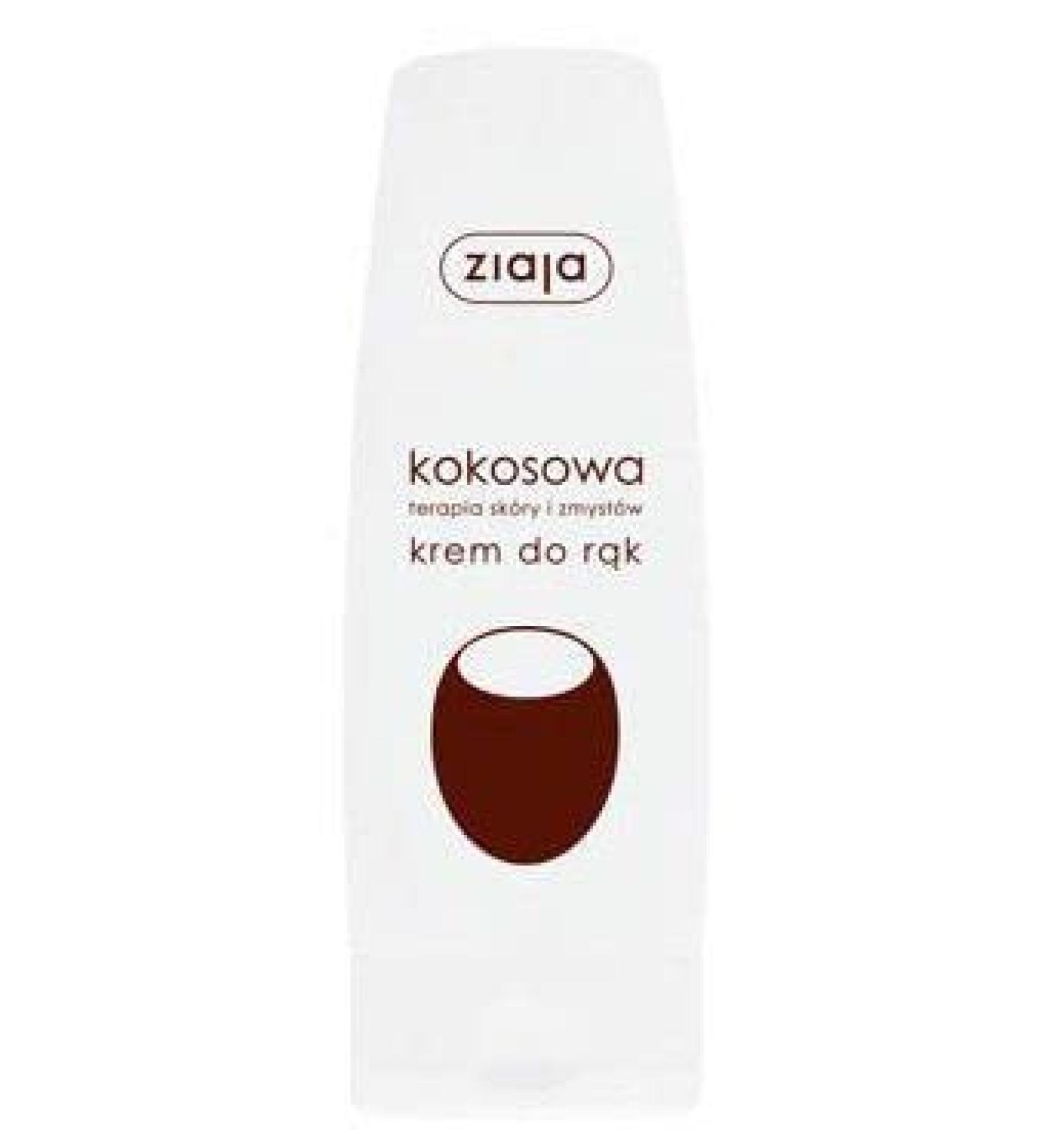 ZIAJA Coconut Hand Cream Canola Oil Smooth and soft skin protects 80 ml 01044 Hand Cream
