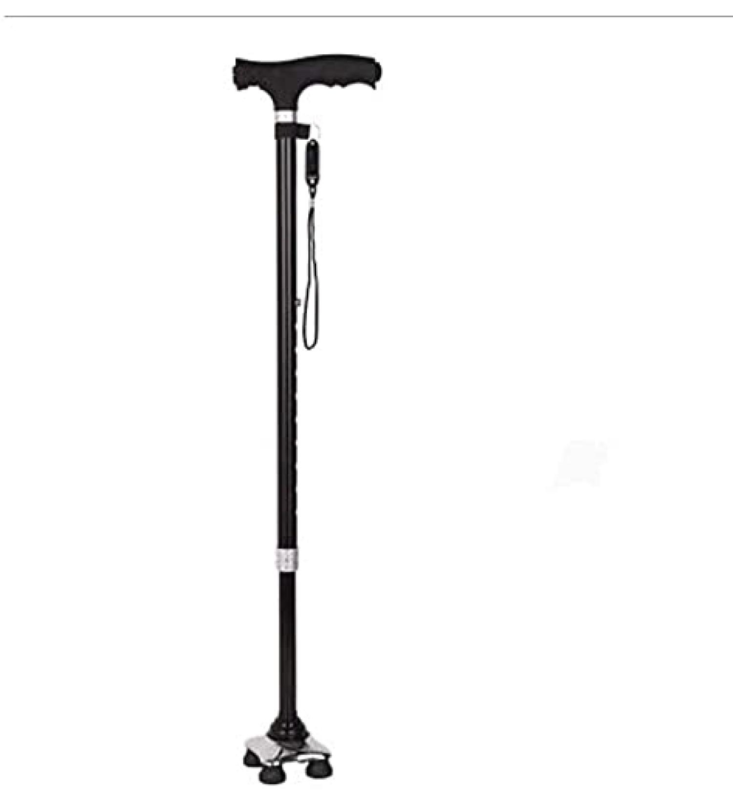 Walking Stick Solid Wood Walking Stick Crutch Cane for The Elderly Four-Legged Walking Stick Independence - Buy Online on GoSupps.com