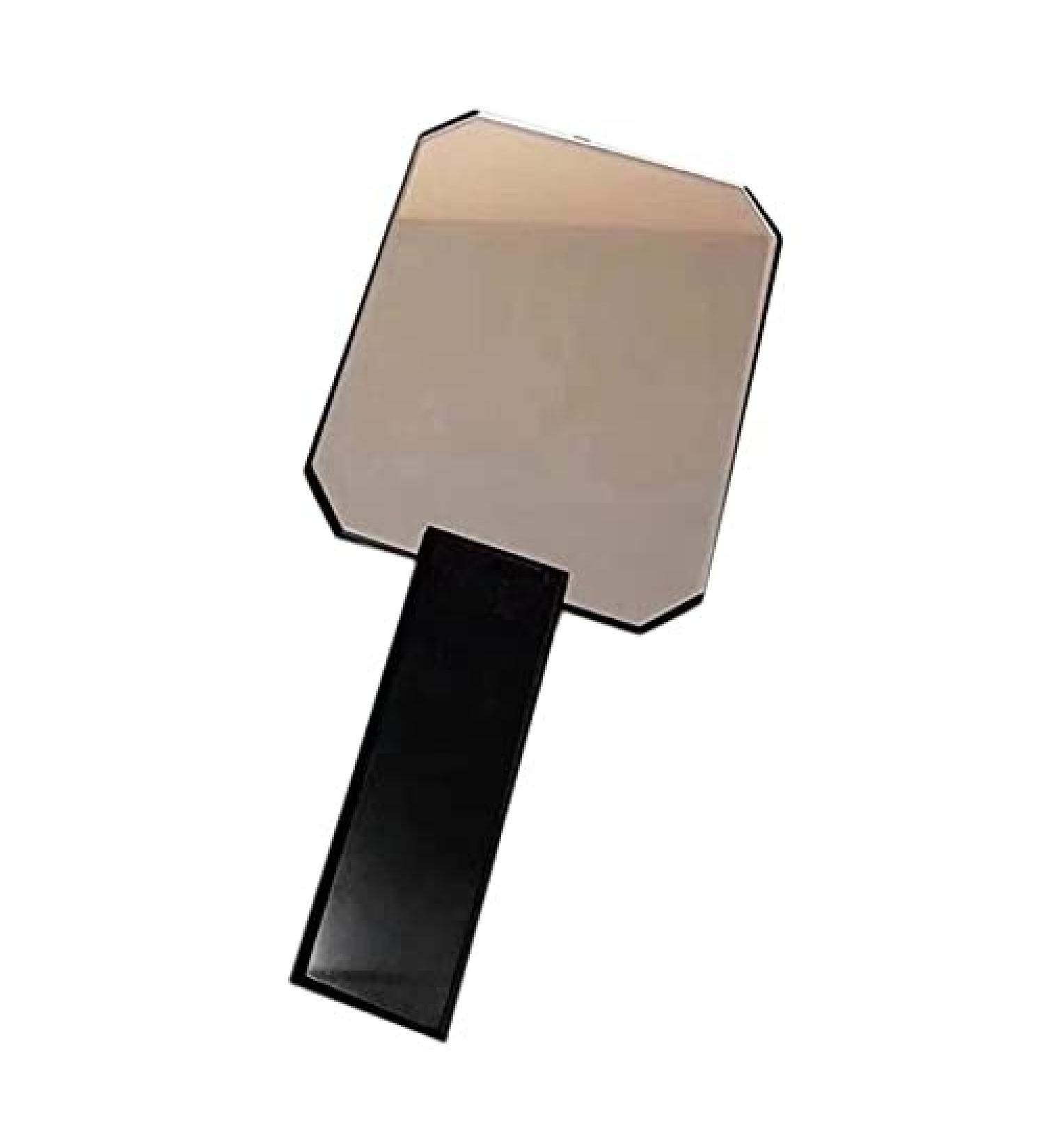 Handheld Cosmetic Mirror Barbers Beauty Hair Hairdressers Professional Barbers Mirror Black - Buy Online on GoSupps.com