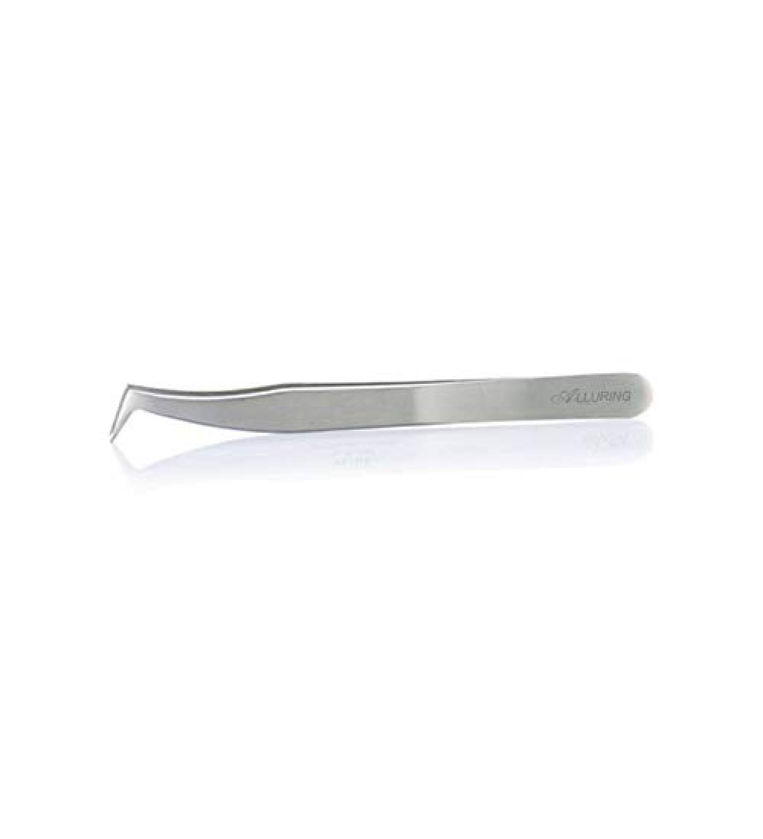 Alluring Silver Tweezers for Eyelash Extensions - Perfect for 3D 5D & 6D Volume Lashes - Buy Online on GoSupps.com