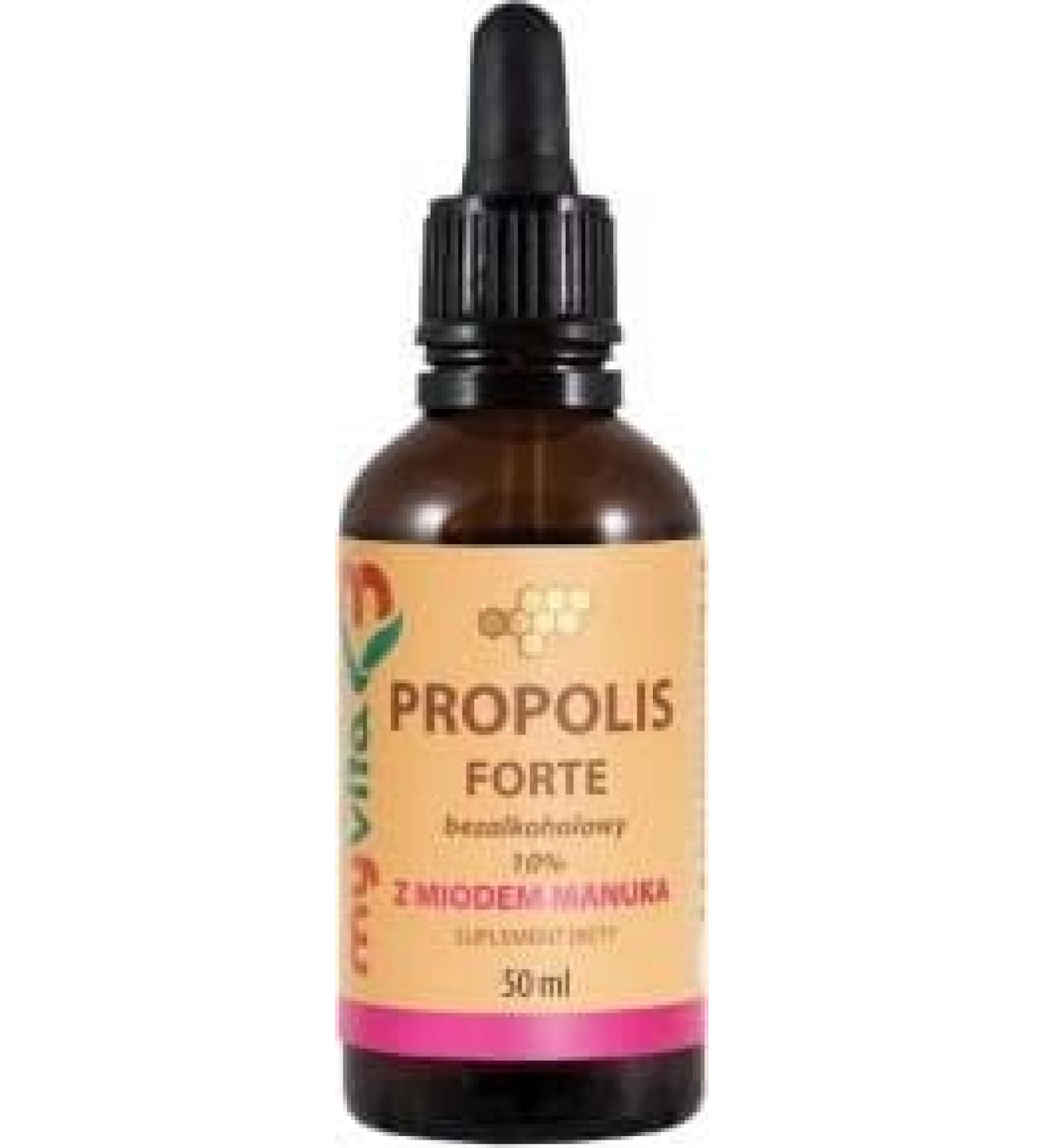 Propolis Forte 10% 140 mg with Manuka Honey 168 mg drops 50 ml MyVita