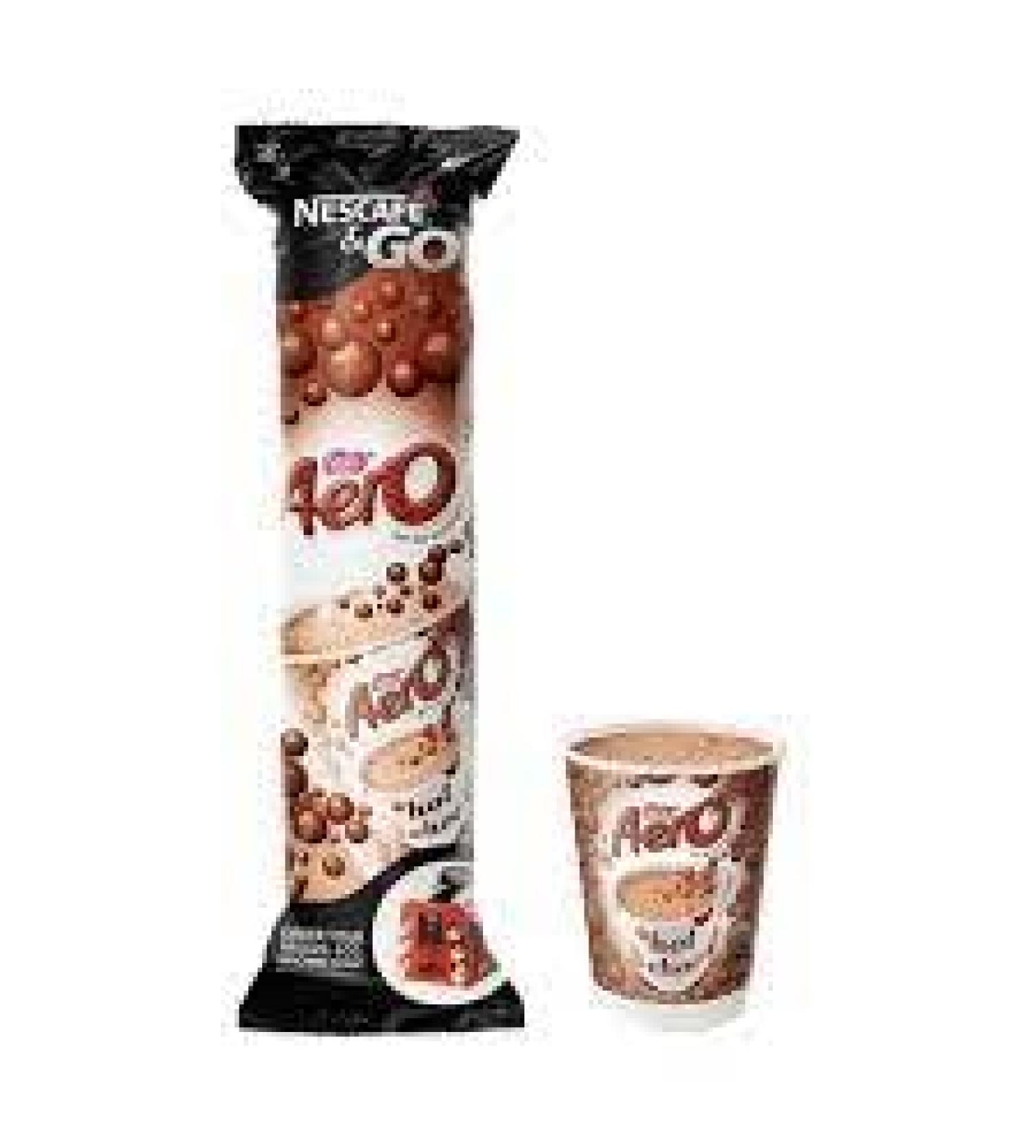 Nescafe & Go Aero Hot Chocolate 4 Sleeves of 8-32 Cups