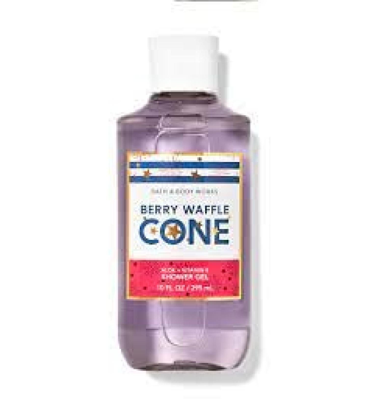 Berry Waffle Cone Aloe + Vitamin E Shower Gel 10 Fl Oz/ 295 mL