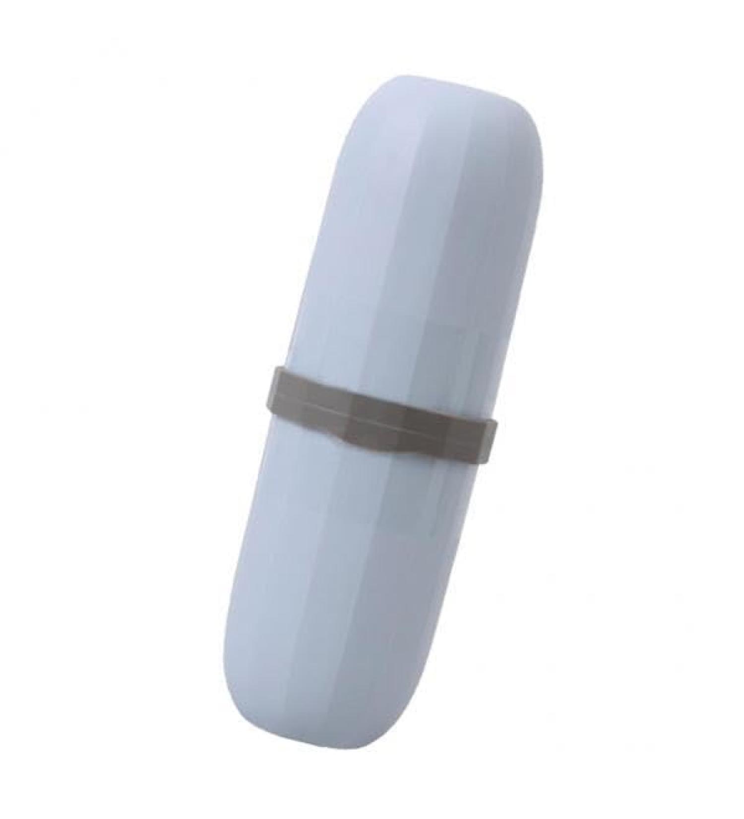 Colcolo 6x Travel Toothbrush Cup Capsules - Portable Washing & Gargling Cups - Blue Toothpaste Holder & Organizer - Buy Online on GoSupps.com