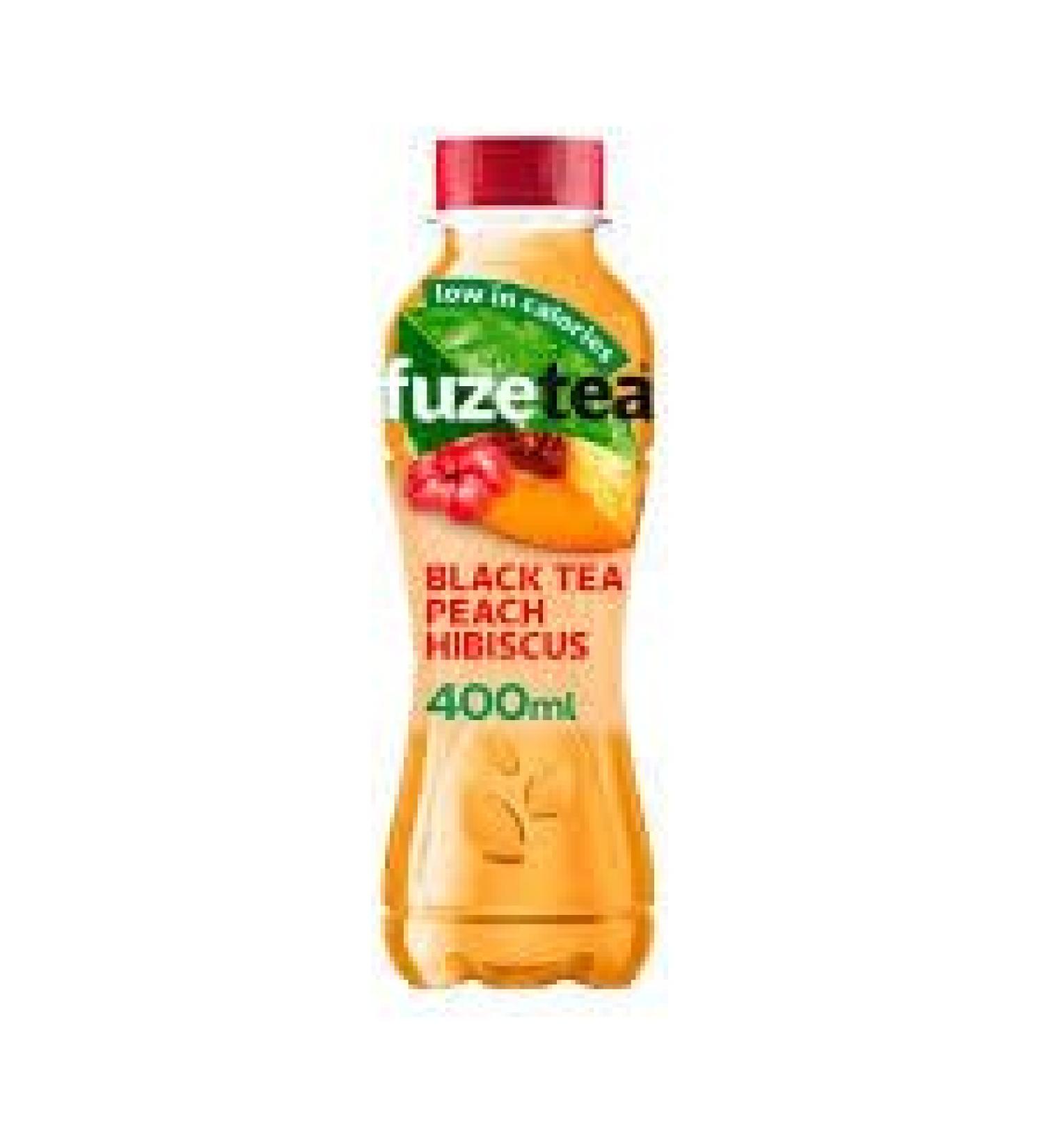 Fuze tea black tea peach hibiscus pet 12x 40cl