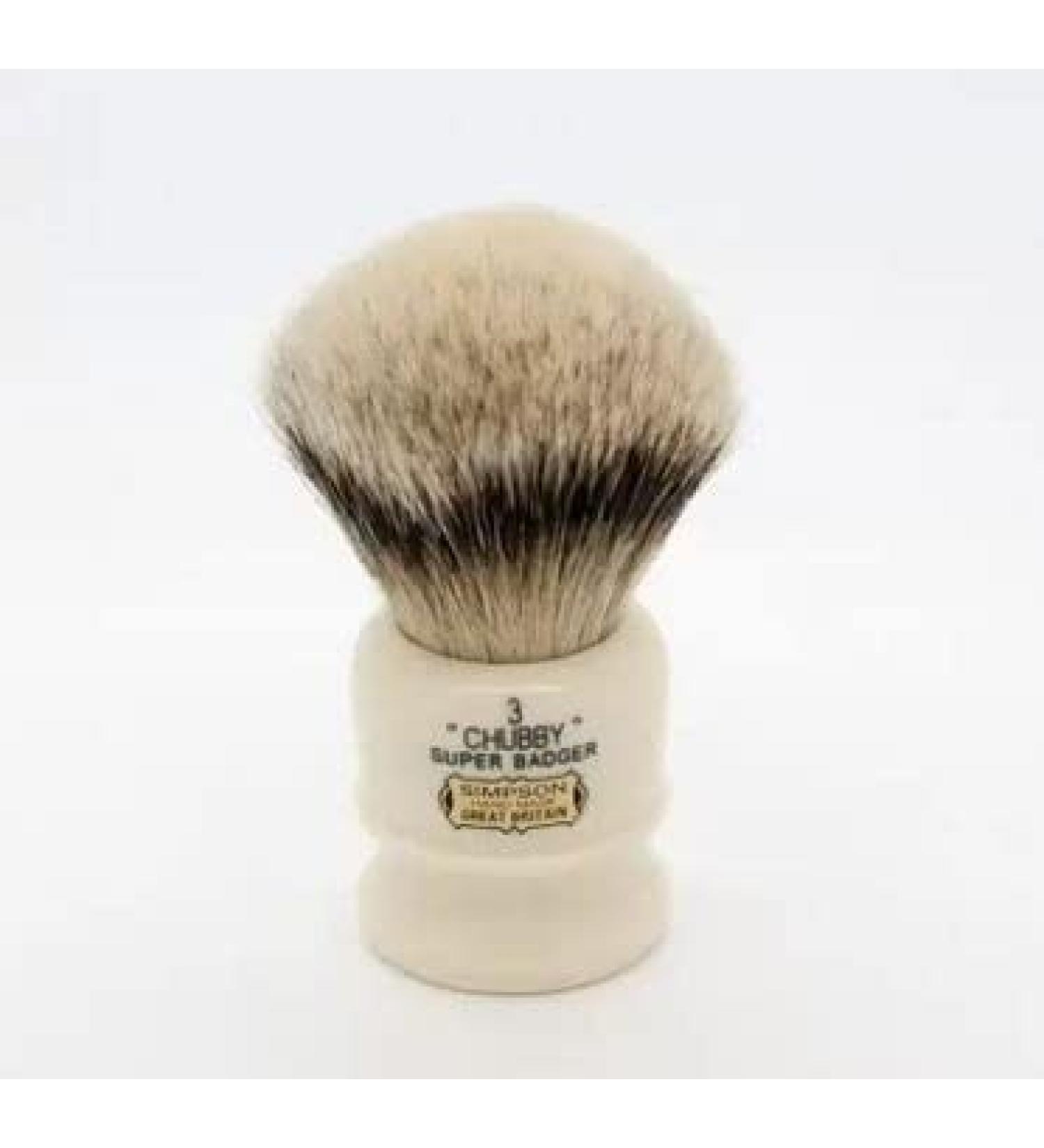 Brush Shaving Leather - Simpsons"Chubby 3" Super Badger
