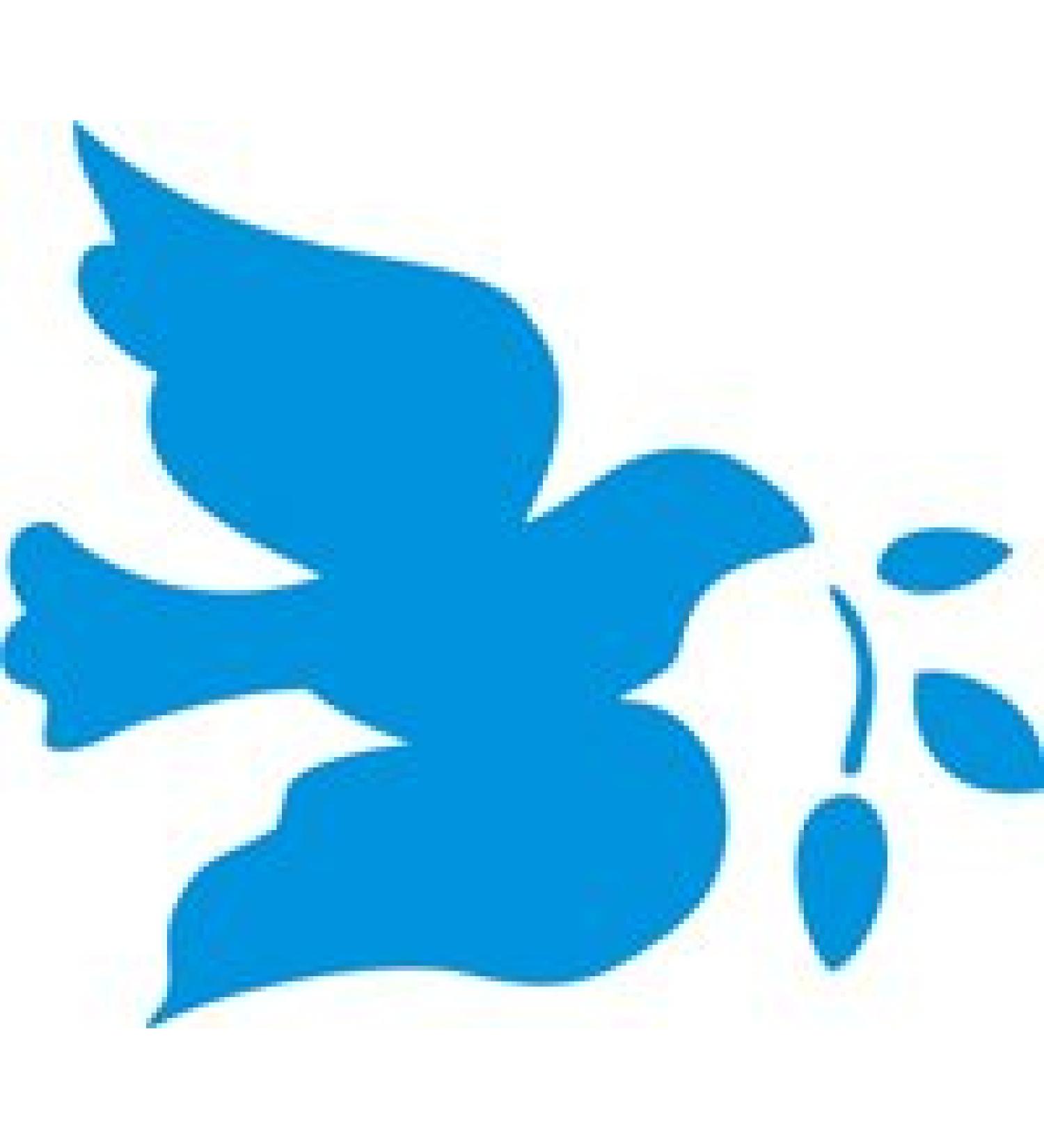 Eulenspiegel 105535 - Self-adhesive stencil - Dove of Peace