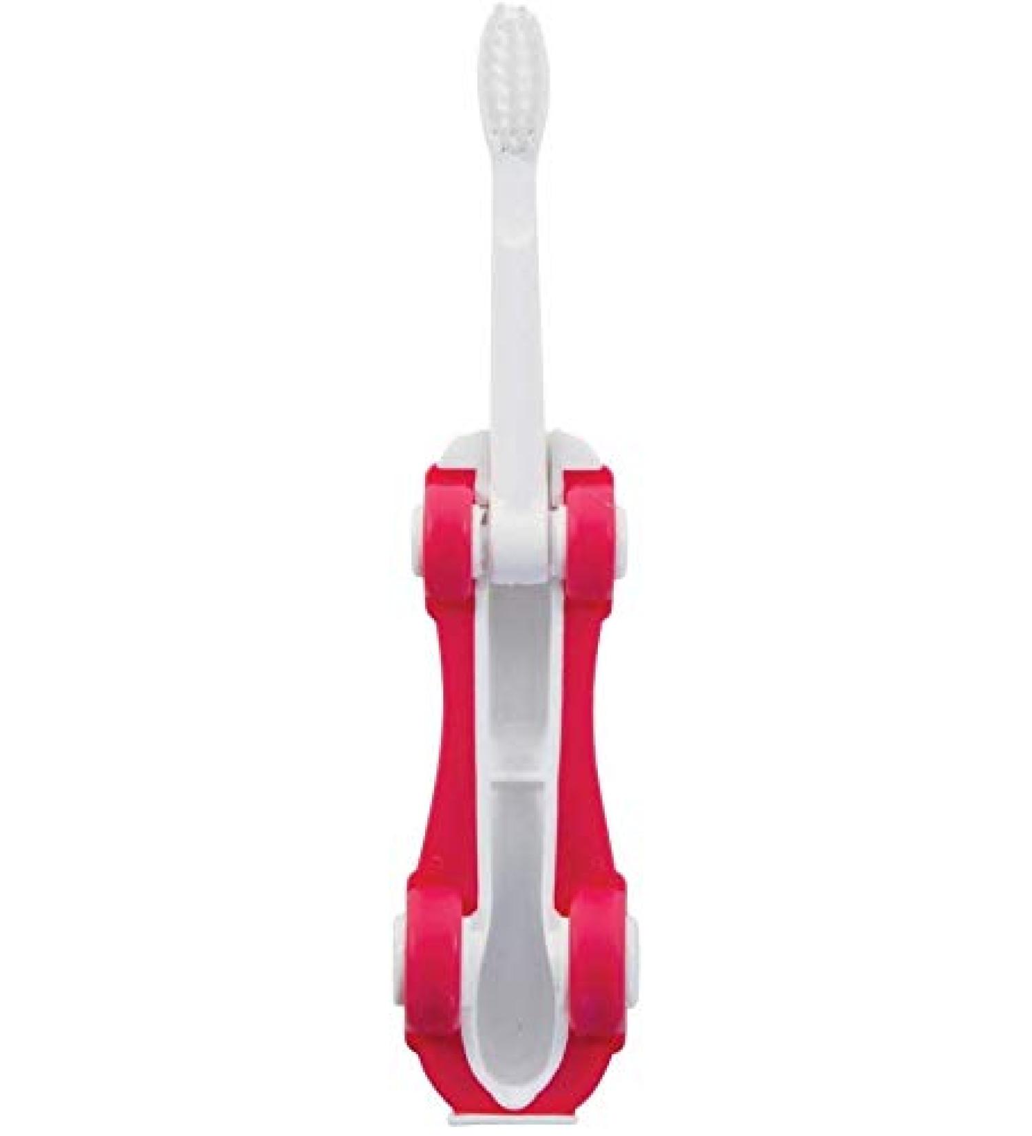 Shop MM-3850A White-Red Toothbrush - International Shipping Available | Best Oral Care Product - Buy Online on GoSupps.com