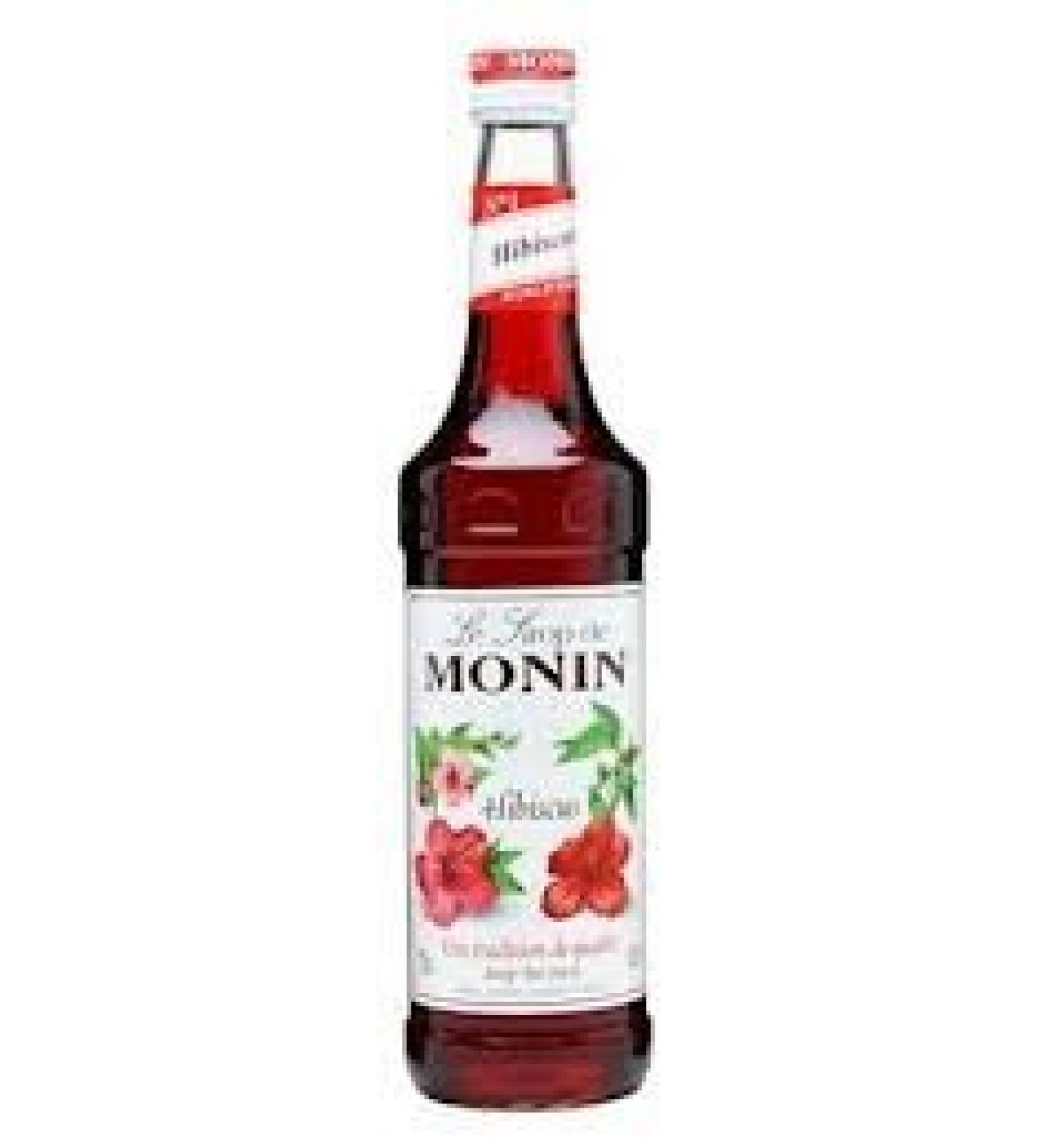monin Hibiscus Syrup 700ml (Pack of 1)