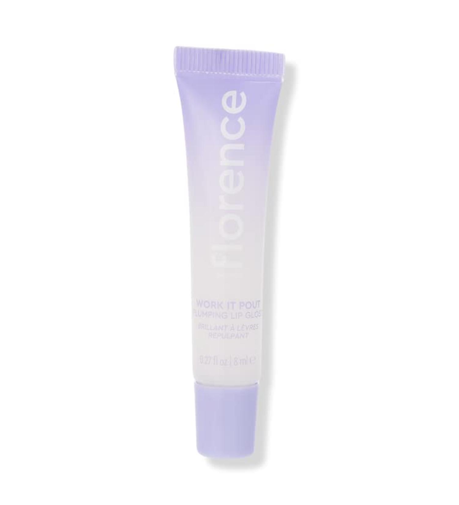 florence by mills Work It Pout Plumping Lip Gloss - Pink Wink | Vegan & Cruelty-Free - Buy Online on GoSupps.com