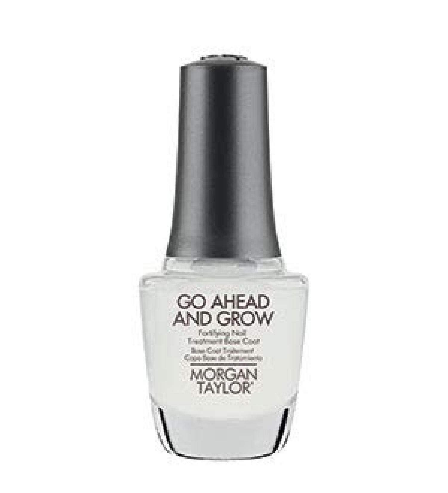 Morgan Taylor Go Ahead And Grow Nail Strengthener - Long Lasting Growth Treatment Base Coat 0.5 oz - Buy Online on GoSupps.com