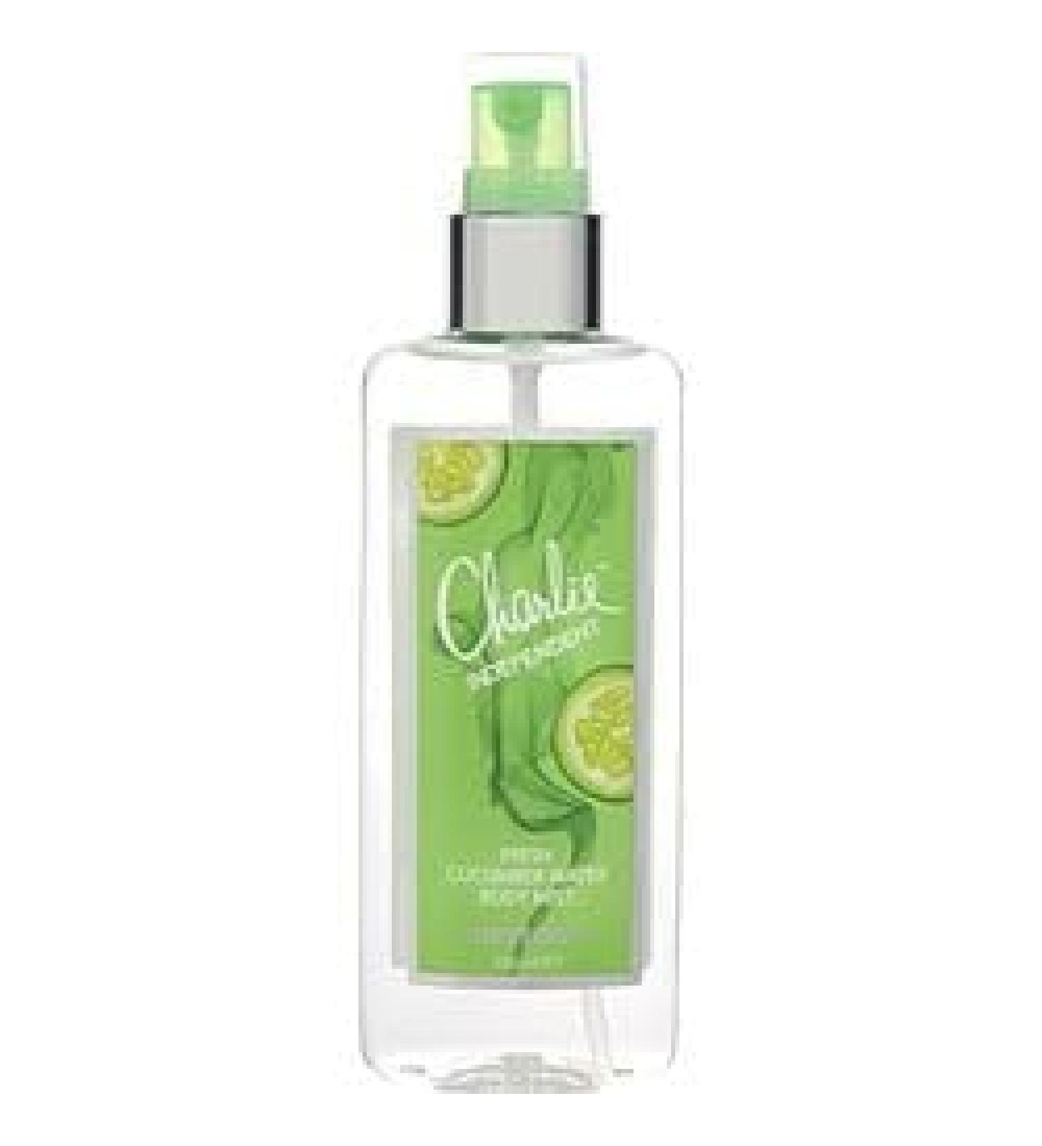 Revlon Charlie Independent Fresh Cucumber Water Body Mist 3.3 Oz