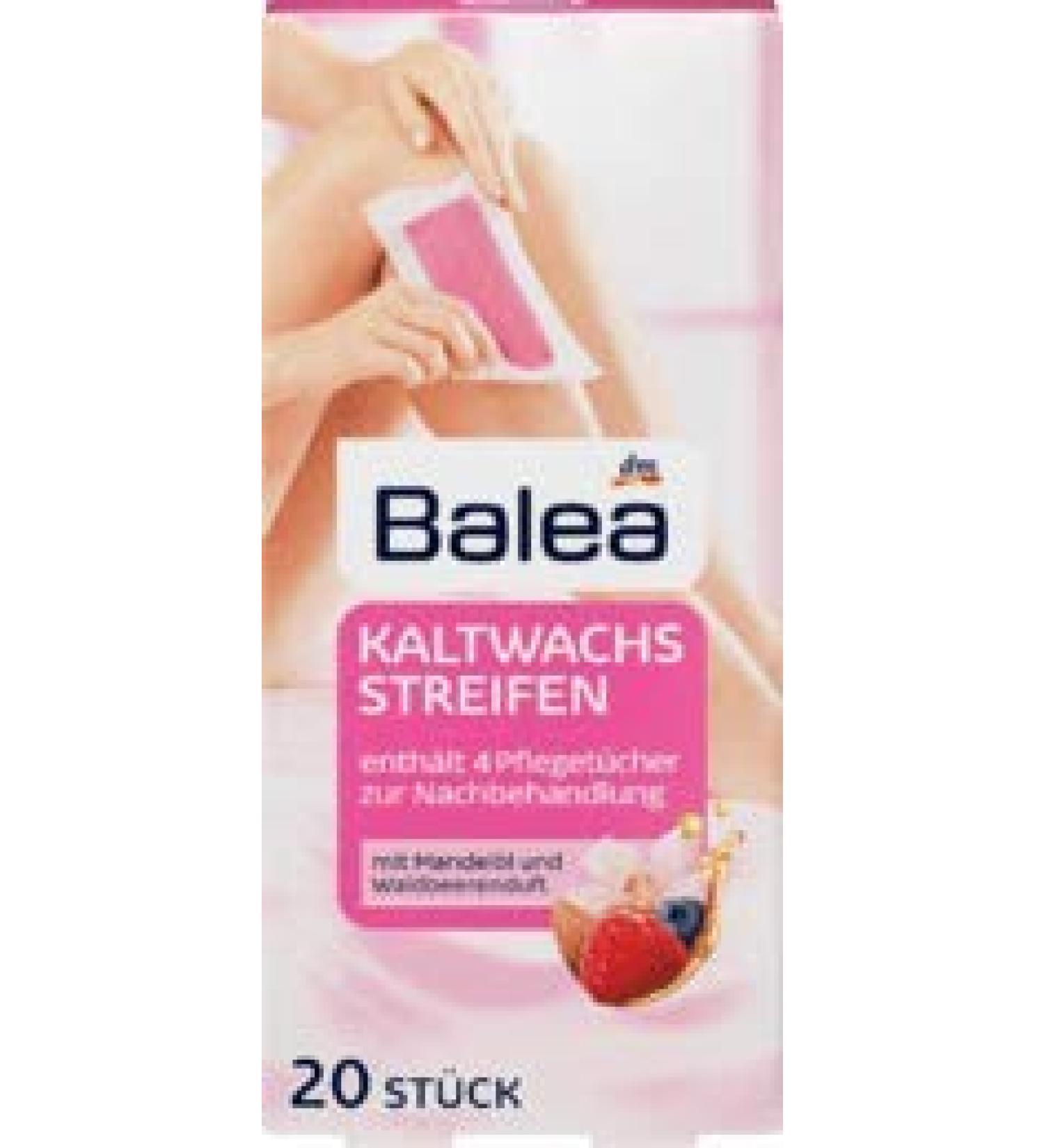 Balea cold wax strips body 1 x 20 pieces