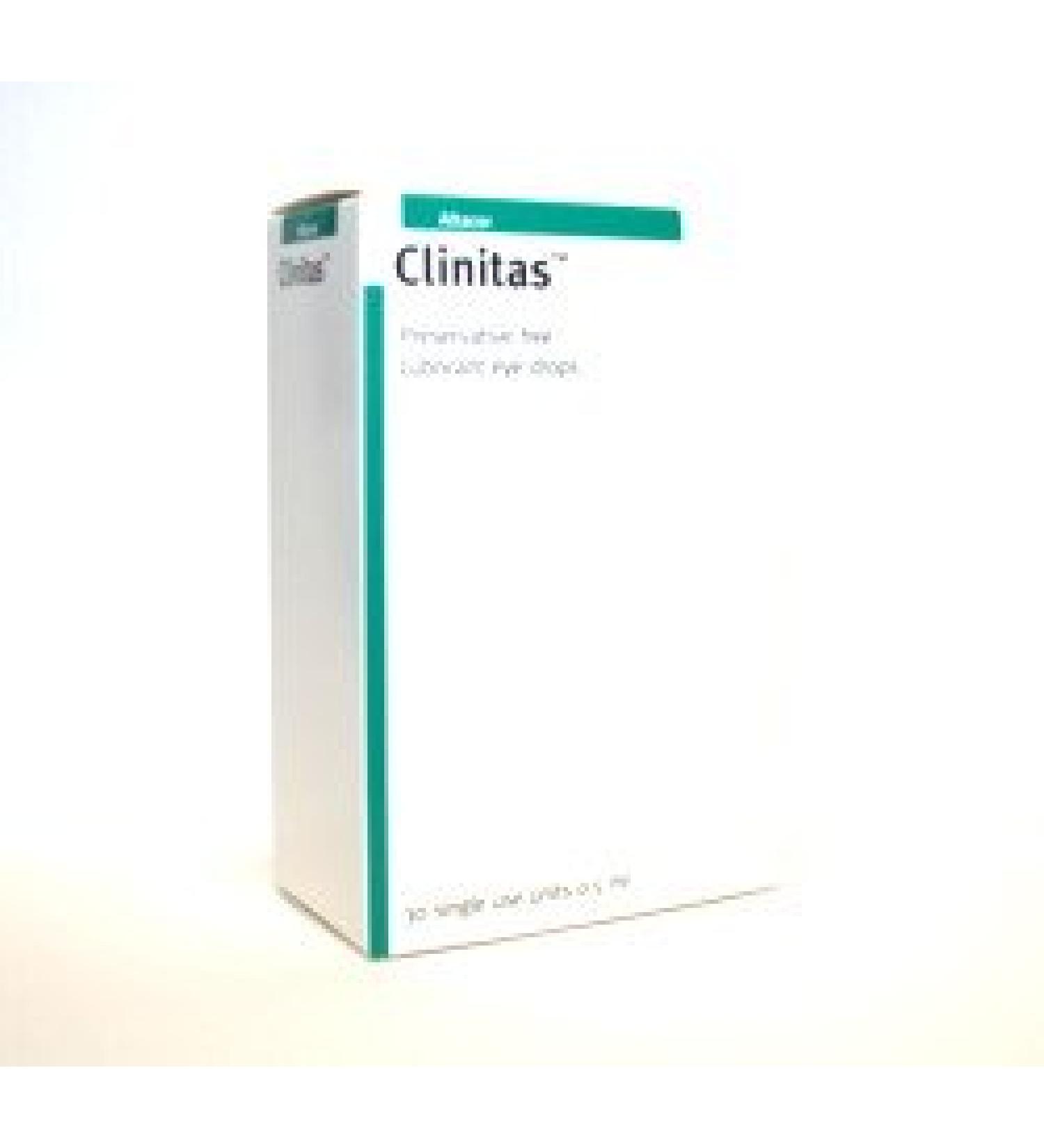 Clinitas Preservative Free Lubricant Eye Drops 30 x 0.5ml