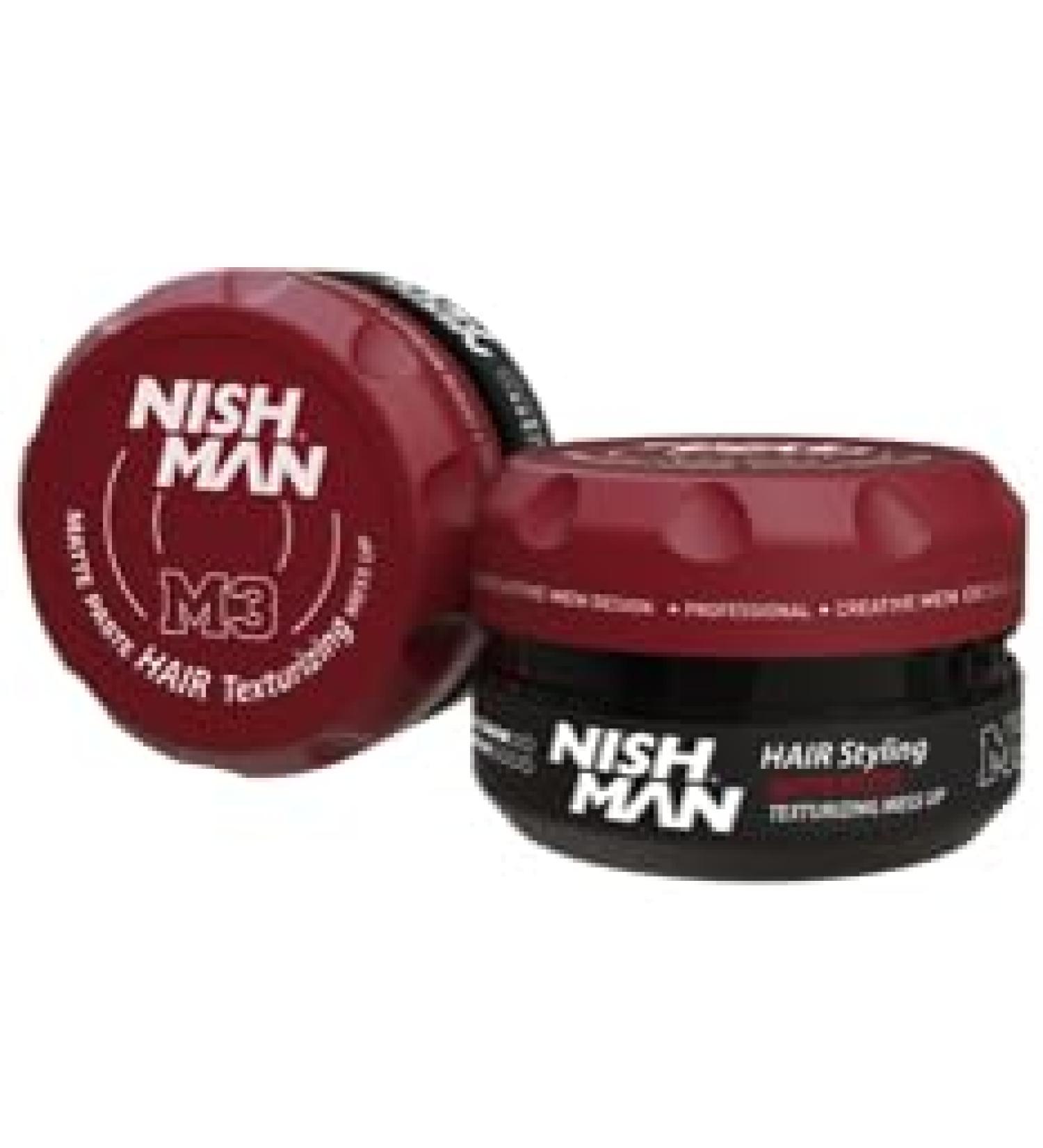 nishman Hair Texturizing Matte Paste M3 Mess Up