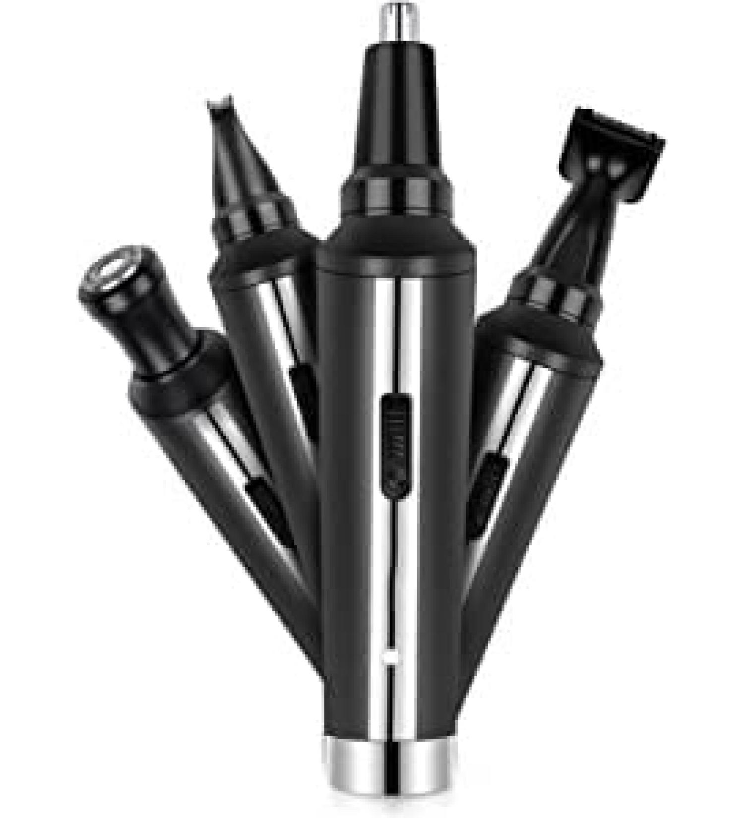 USB Rechargeable Ear and Nose Hair Trimmer | Professional Painless Grooming Kit | 4-in-1 Electric Ear Hair Remover for Men & Women - Buy Online on GoSupps.com