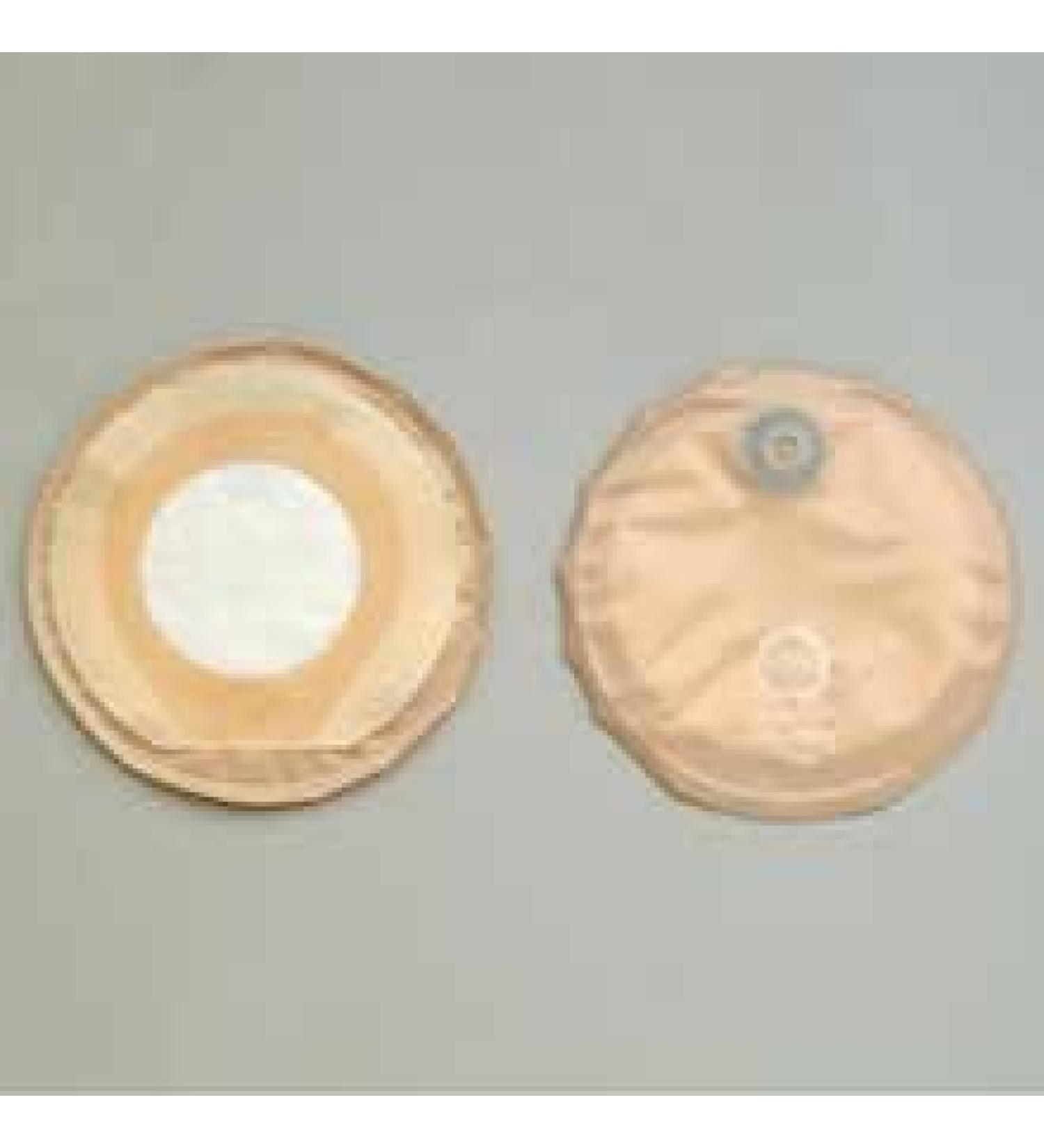 Contour I Filtered Stoma Cap Beige Odor-Barrier Pouch with SoftFlex Barrier Opening 1-15/16 Inch Cap Size 4 Inch 30 Ct