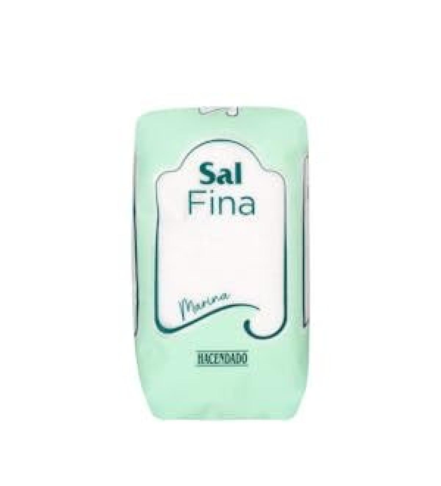 Sel fin Hacendado Paquet 1 kg Pack 2