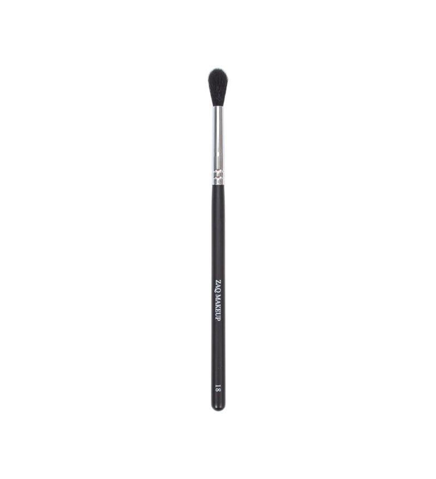 ZAQ TAPERED HIGHLIGHT/BLEANDING BRUSH For Blush Highlighter Loose Or Pressed Powder Soft Synthetic Bristles Precise Makeup Application Black