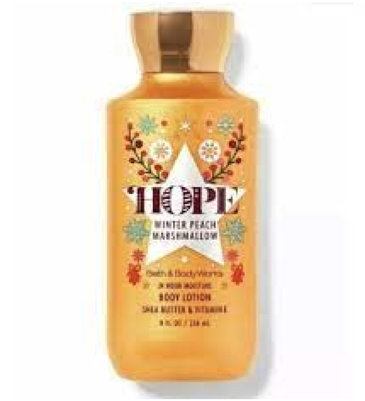 Hope Winter Peach Marshmallow Body Lotion 8 Fl Oz/ 236 mL