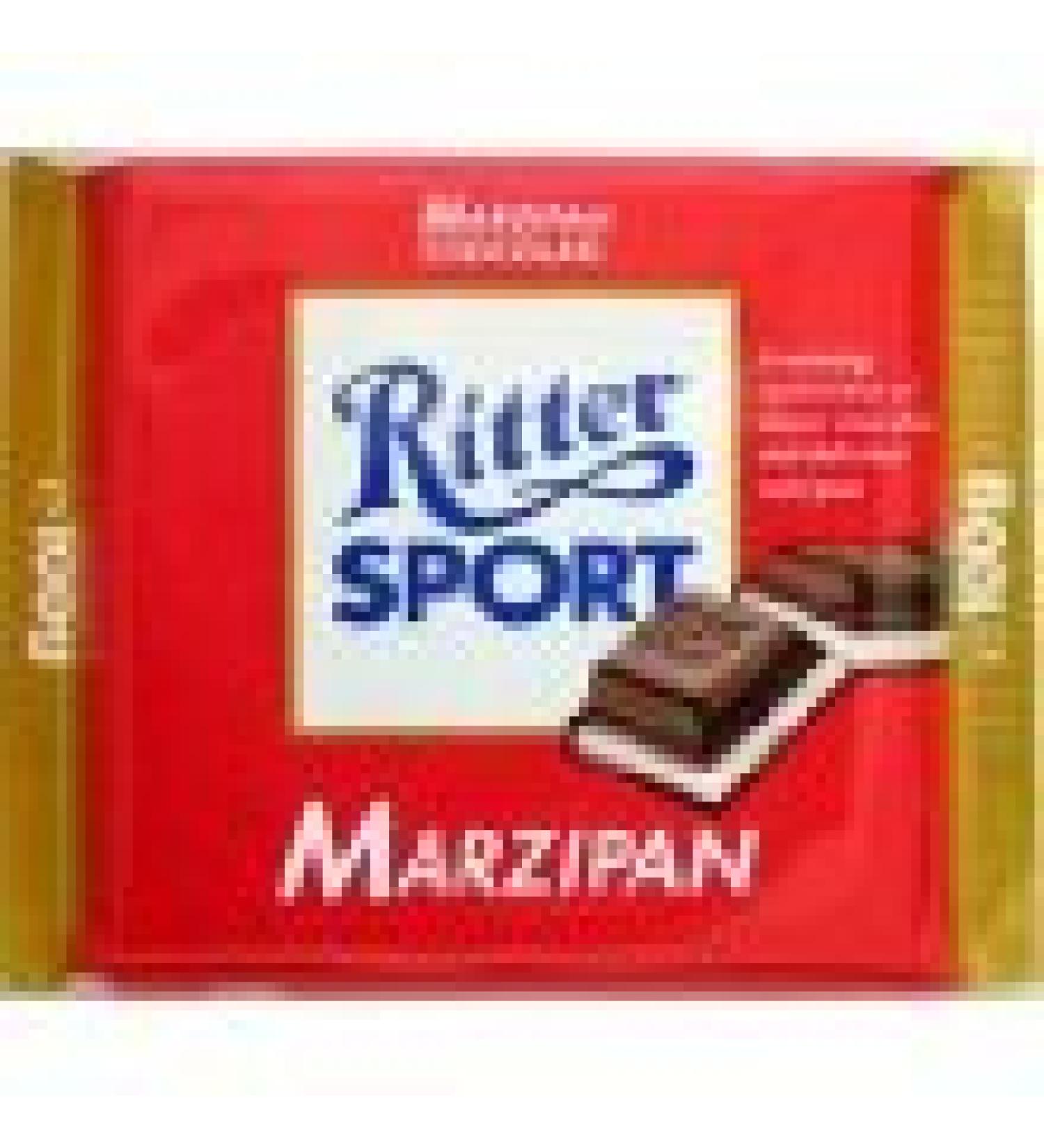 Ritter Sport Marzipan Dark Chocolate 100g Bar
