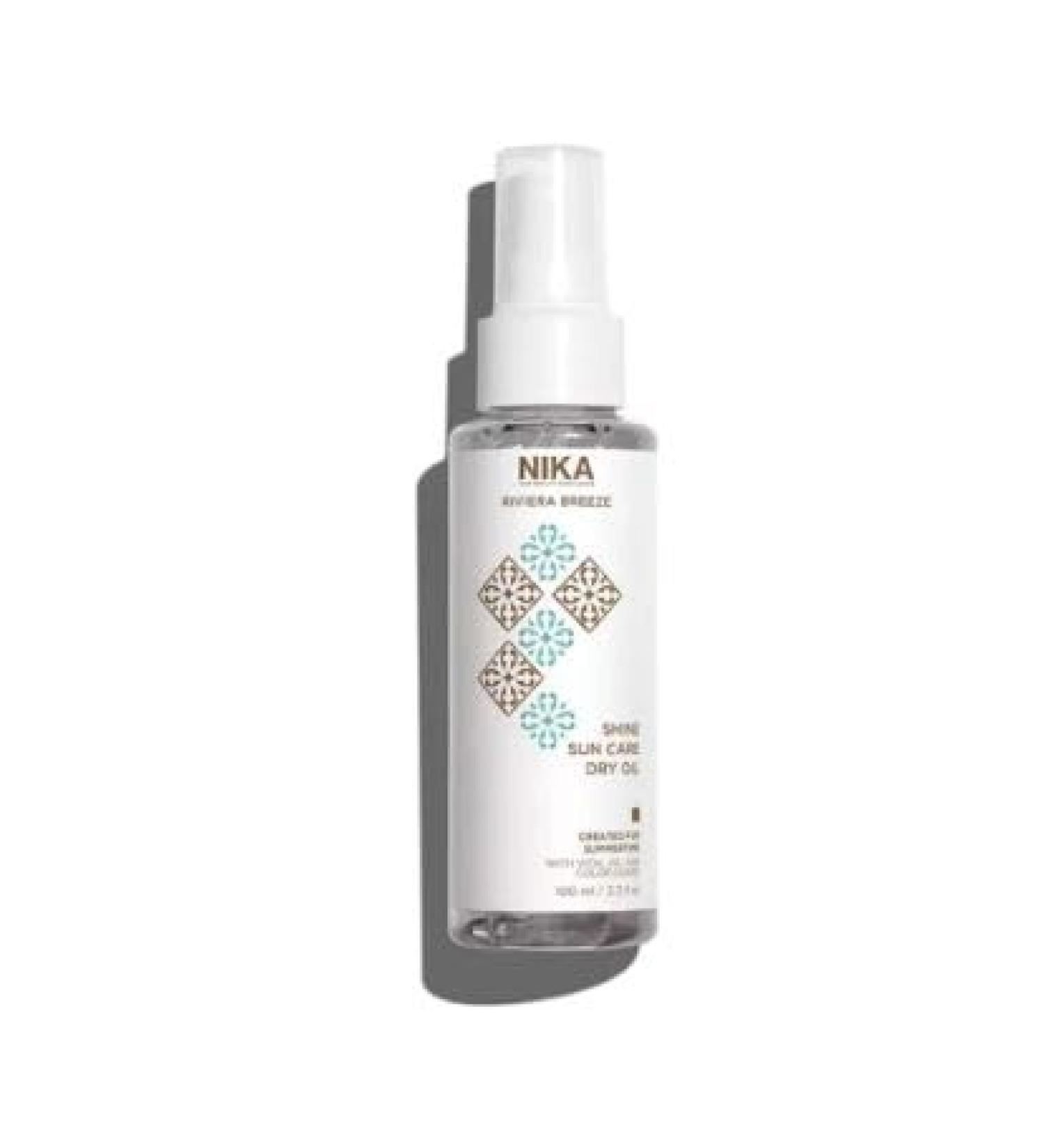Nika Shine Moisturizing Protective Sun Oil with Brightening Effect 100 ml