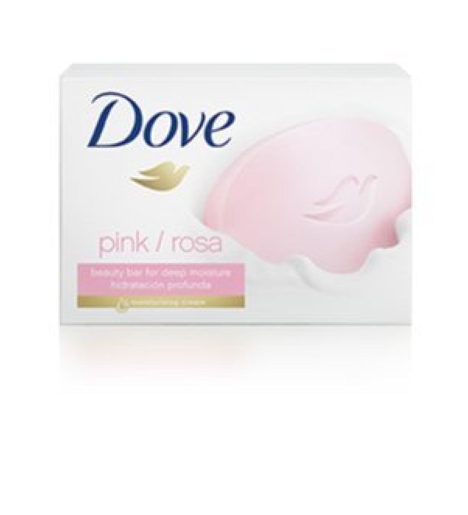 Dove Soap 135g/4.75oz (24X135g/4.75oz Pink/Rose)
