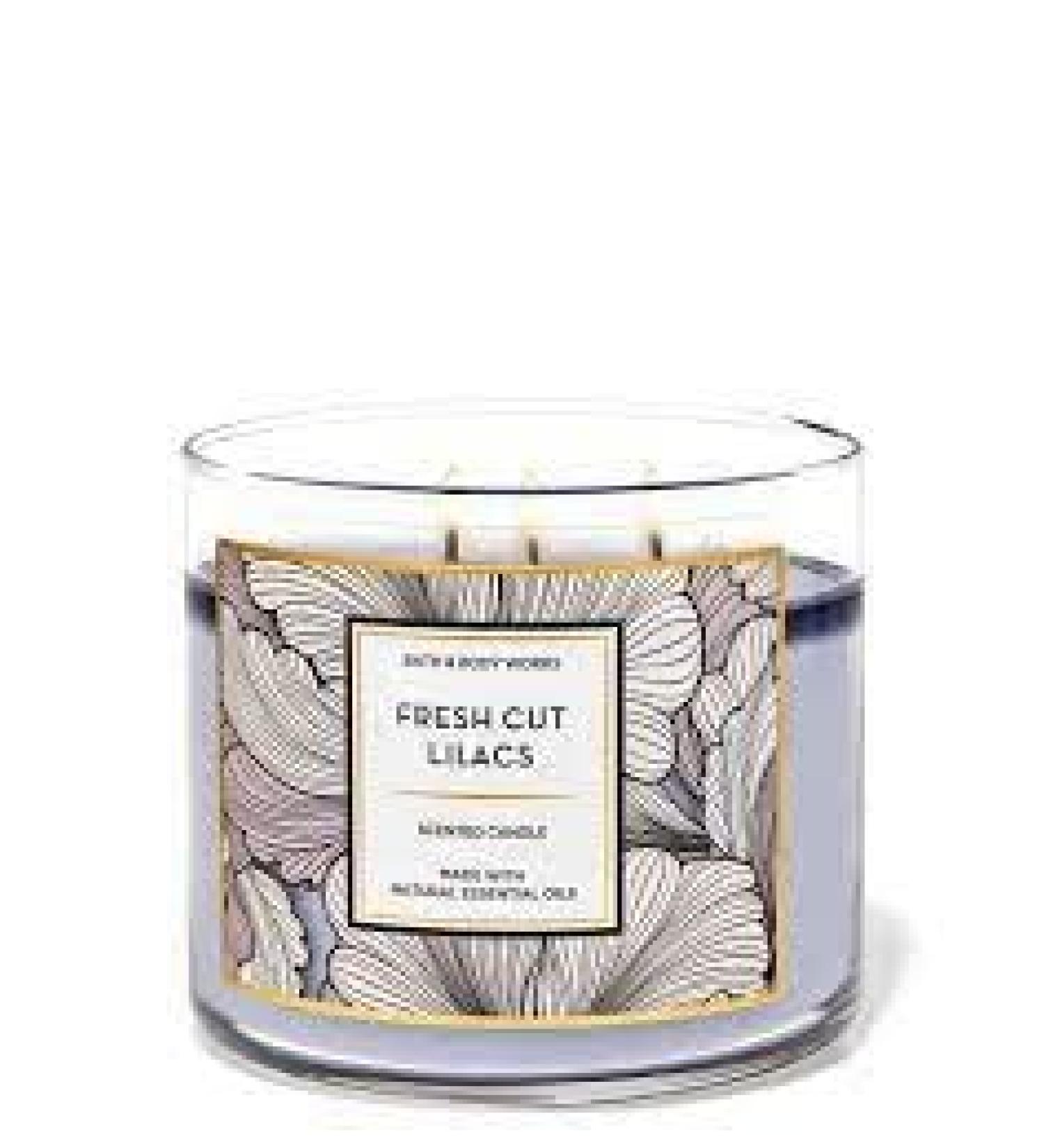 Fresh Cut Lilacs 3 Wick Candle 14.5 oz / 411 g