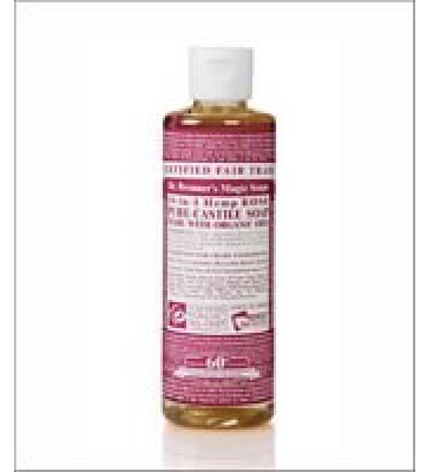 Dr Bronner Soap Liq Rose