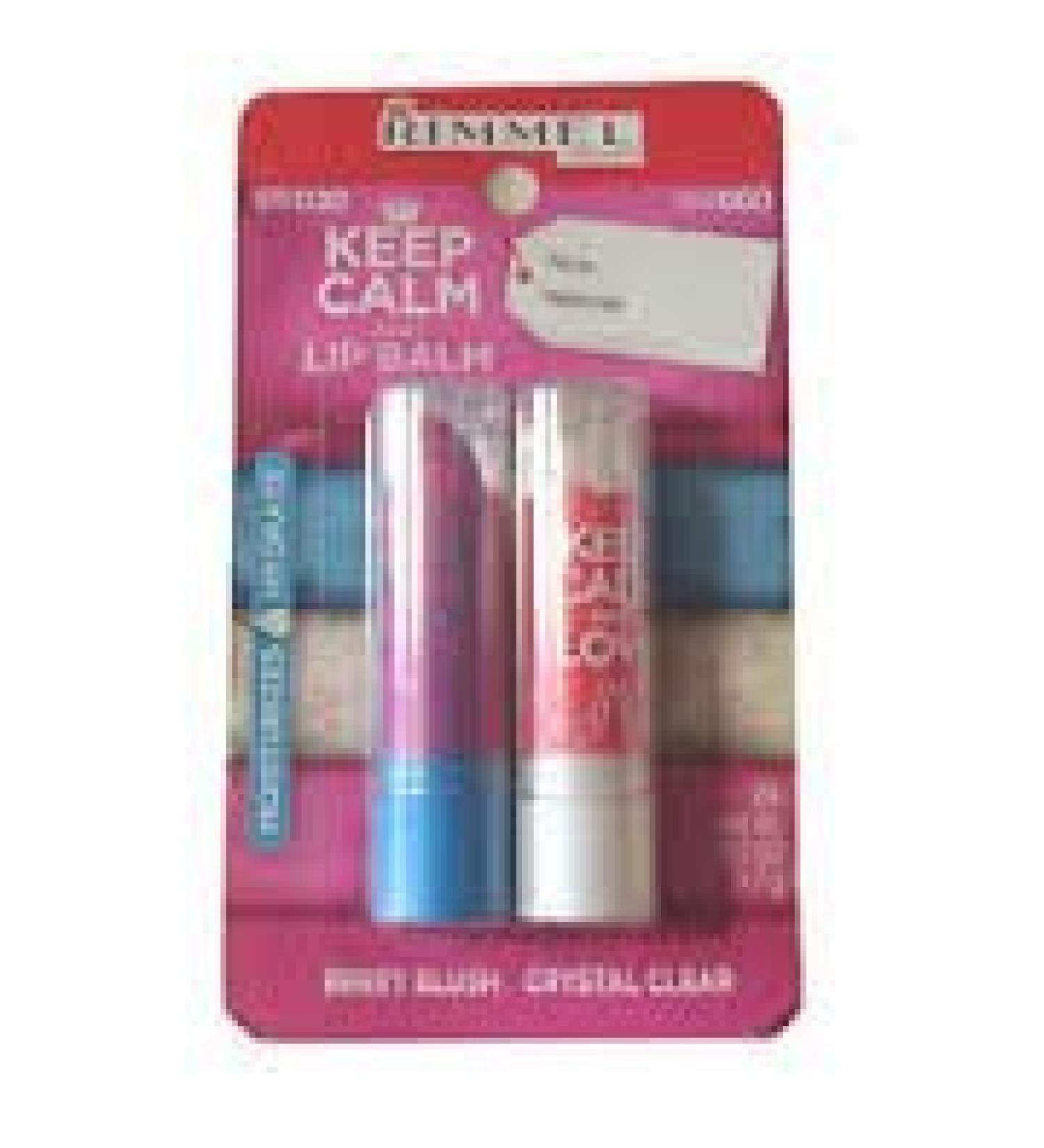 Rimmel Keep Calm and Rock Berry Blush & Keep Calm and Love Crystal Clear Lip Balm Set (2)