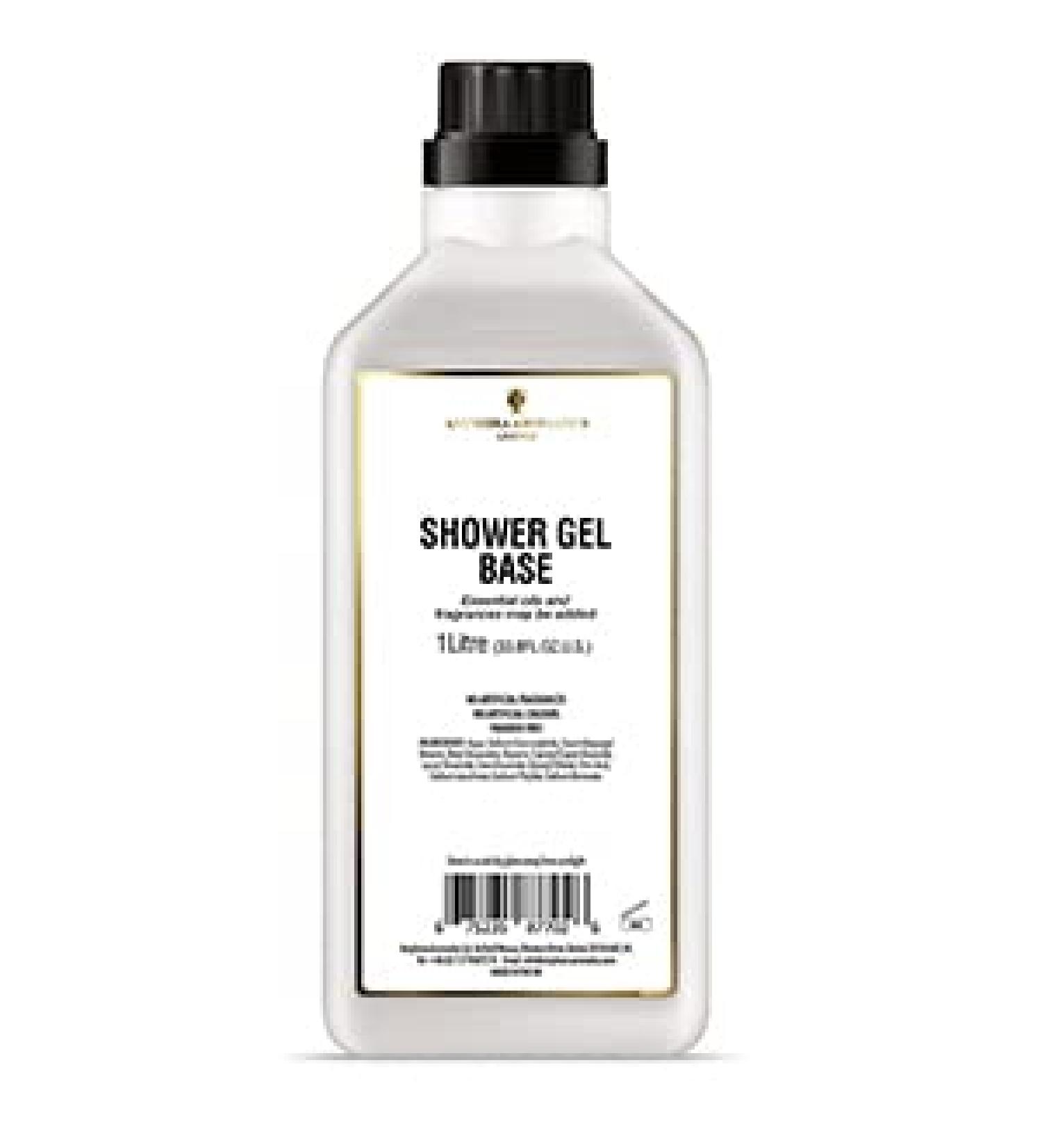 Amphora Aromatics Aromatherapy Shower Gel Base (Natural SLS Free) NEW 1 Litre