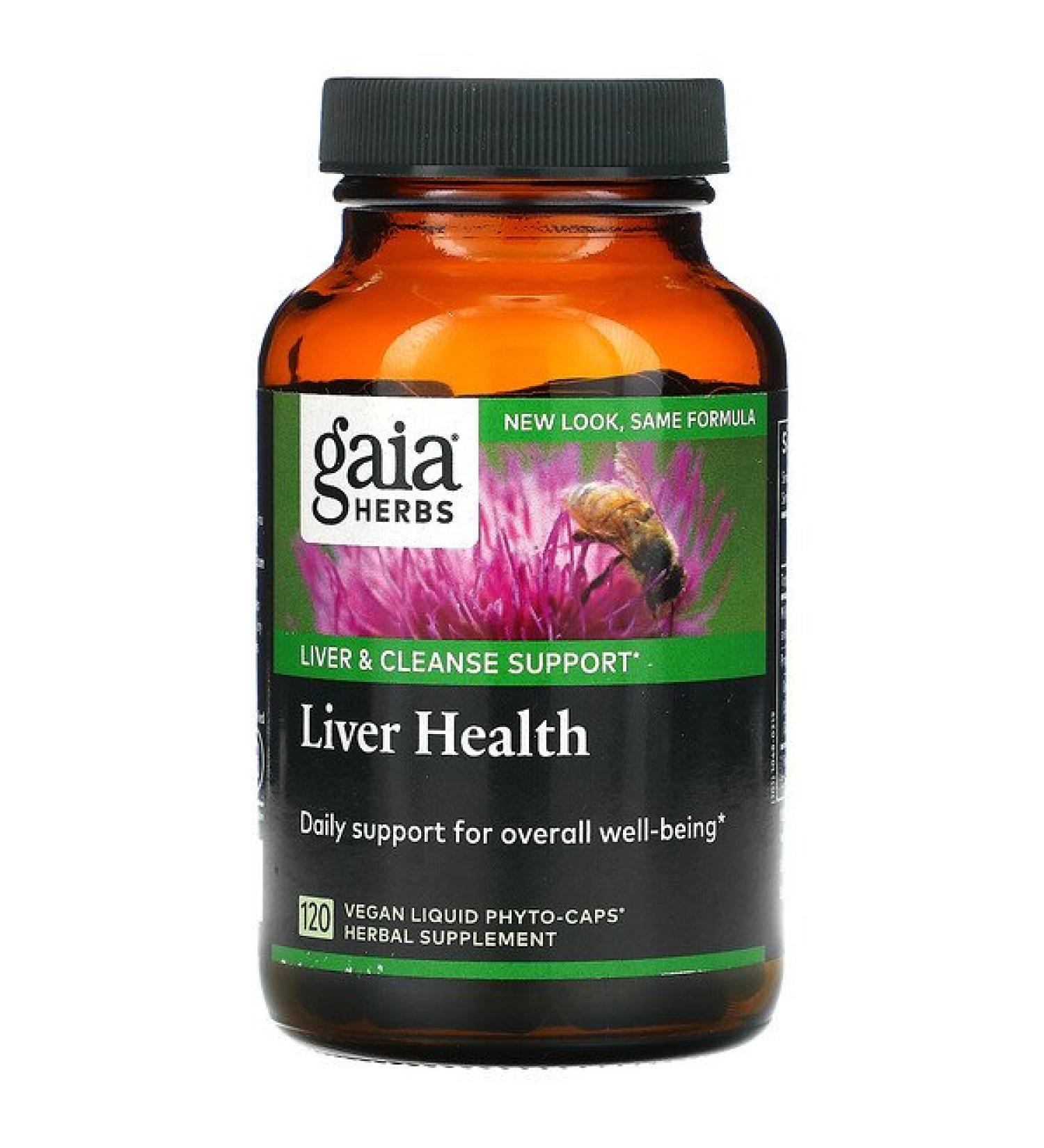 Gaia Herbs Liver Health 120 Vegan Liquid Phyto-Caps