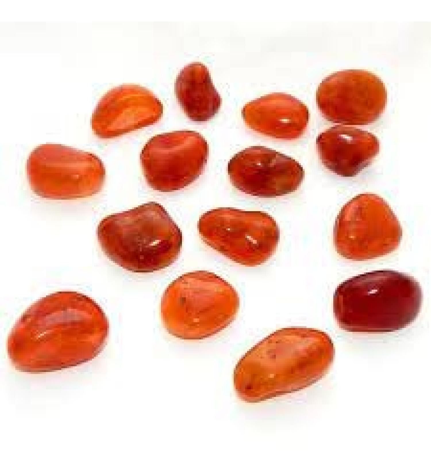 3 Pc Carnelian Small-Medium Crystal Tumble Stones - Buy Online on GoSupps.com
