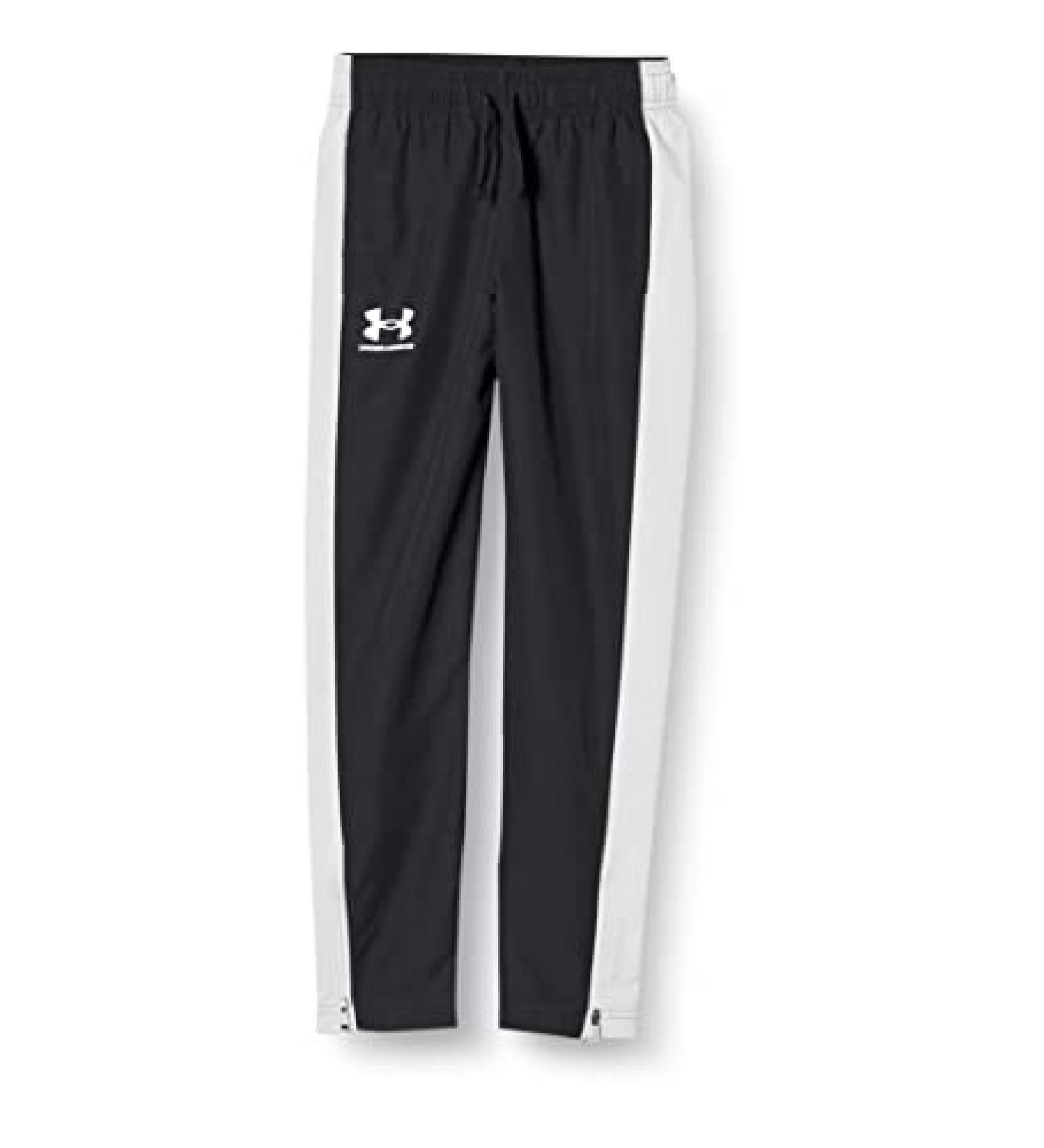 Under Armour Boys' Sportstyle Woven Pants - Black/White, Size Small | Best Price - Buy Online on GoSupps.com