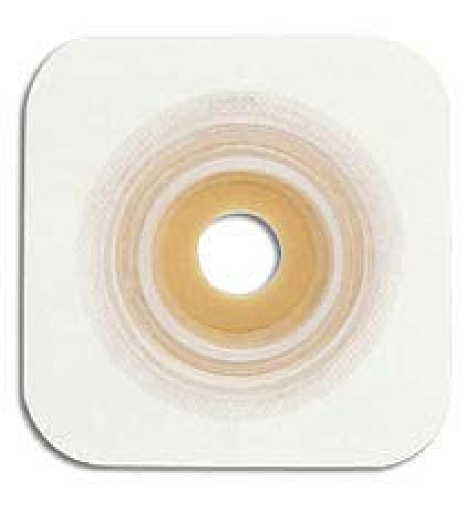 ConvaTec 413419 SUR-FIT Natura Moldable Technology Durahesive Skin Barrier with Mold-to-Fit Opening and Acrylic Tape Collar White 2-1/4" Flange 1-1/4" - 1-3/4" Stoma Opening Pack of 10