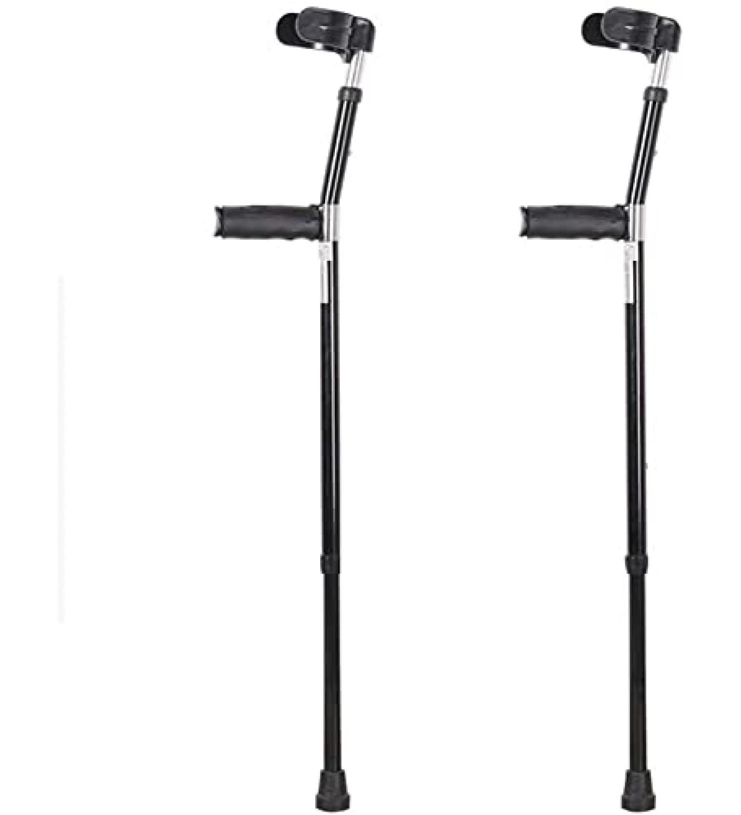 Forearm Crutches Adjustable Bracelet Crutch Forearm Crutches Balanced Mobility Aid Retractable and Adjustable Folding Cane for Elderly Disab Innovate - Buy Online on GoSupps.com