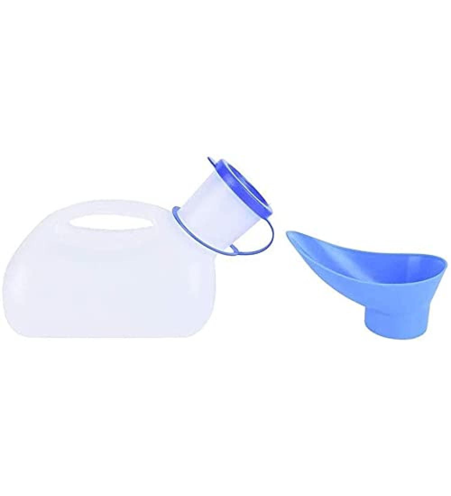 1000ML 3 Pieces Portable Leakproof Unisex Urinal Bottle With Lid Urinal Emergency Male Female Pee Potty For Car Travel Traffic Jam Outdoor Camping Traffic Jam - Buy Online on GoSupps.com