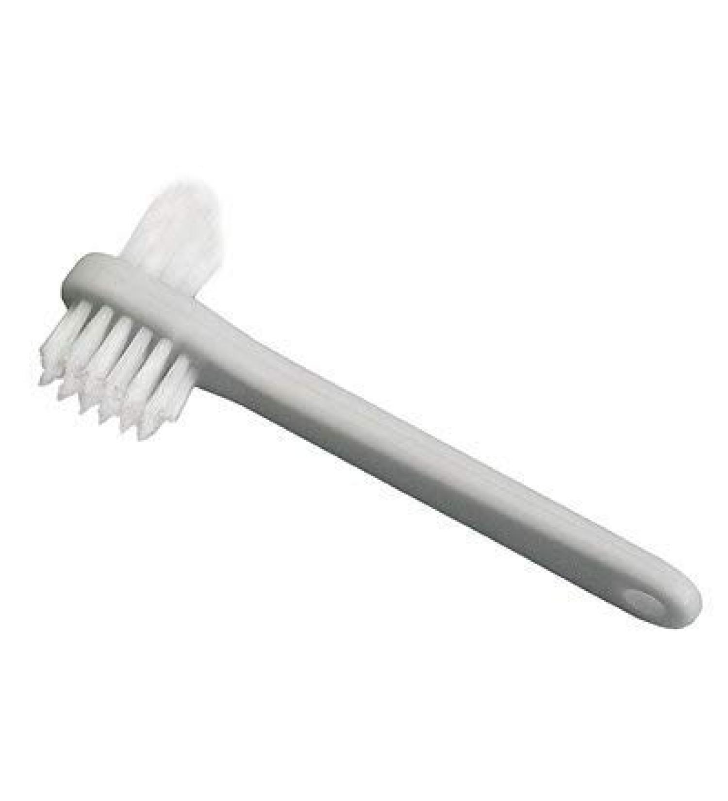 Grafco - Denture Plate Brush - Oral Hygiene Extra Soft Toothbrush Cleaner Tool, Pack of 24 - 3397