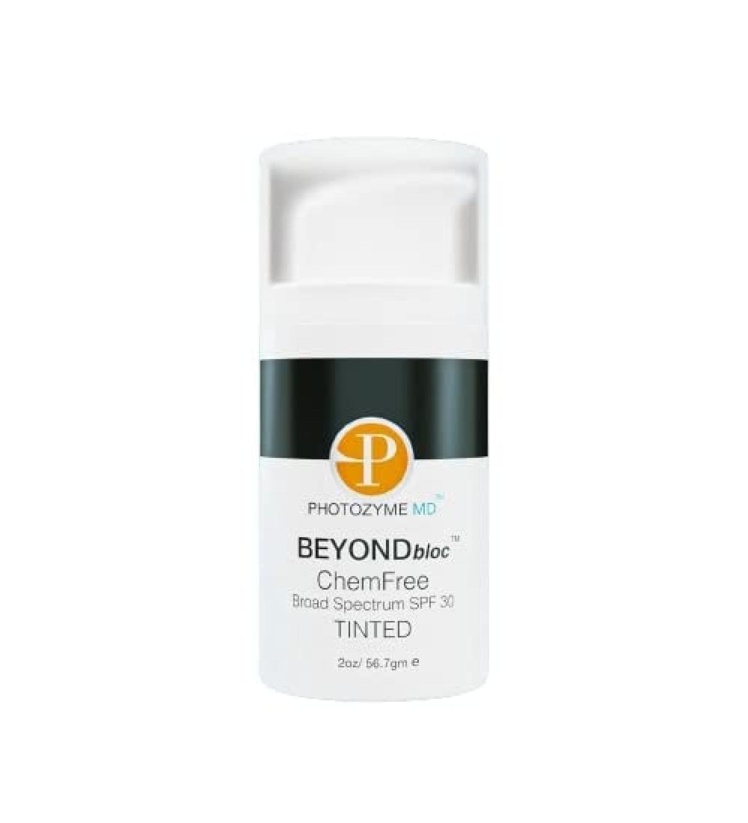 Photozyme BeyondBloc SPF 30 Tinted Sunscreen - Anti-Aging Hydration for All Skin Types | Chemfree Broad Spectrum Protection - Buy Online on GoSupps.com
