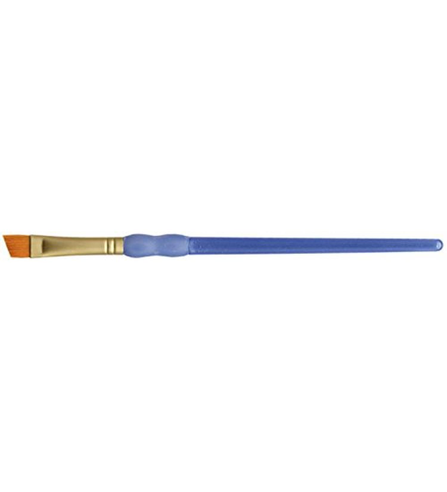 ROYAL BRUSH R9160-1/8 Crafter's Choice Taklon Angular Brush, 1/8-Inch, Gold