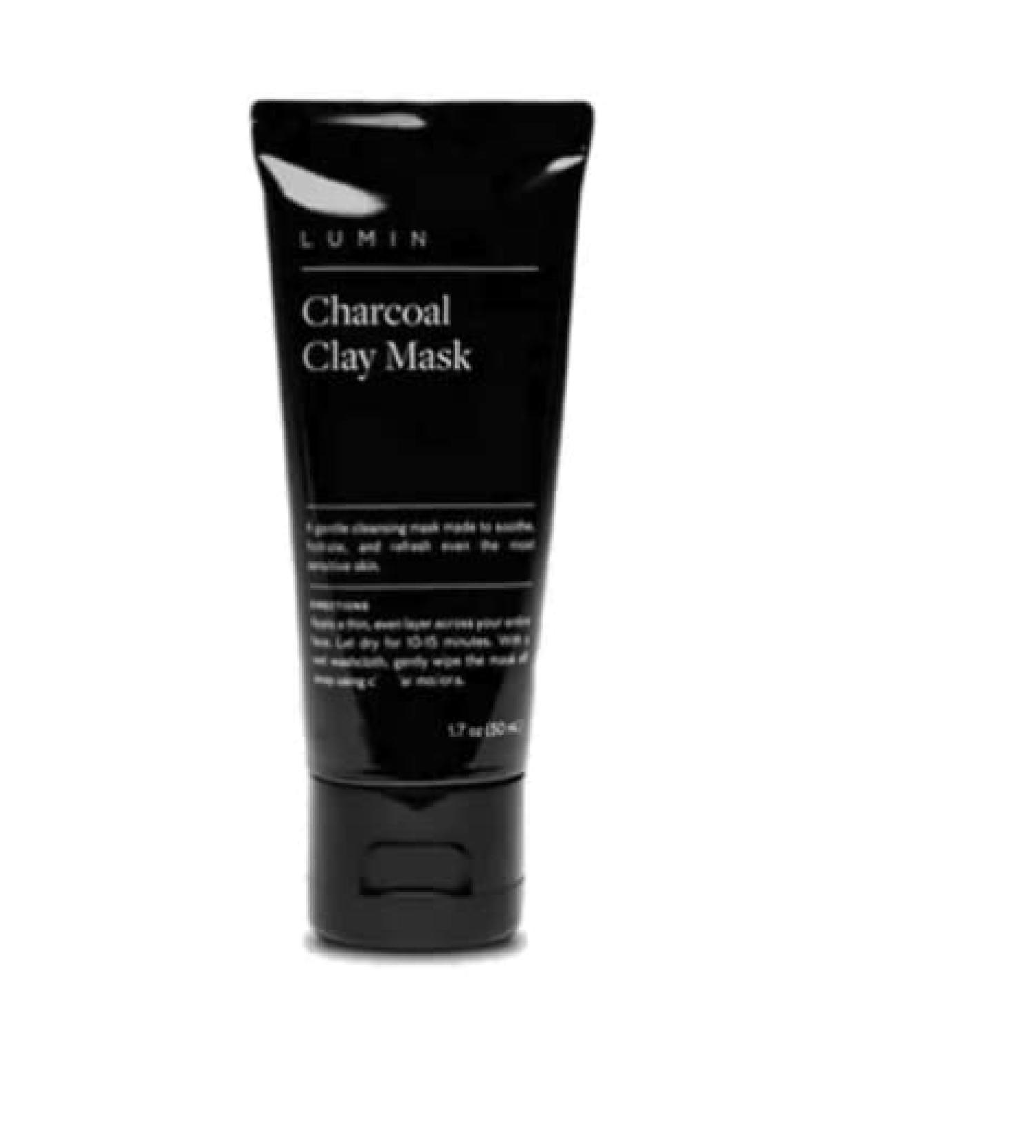 Lumin Skin Charcoal Purifying Black Clay Face Mask for Men 50 ml - Buy Online on GoSupps.com