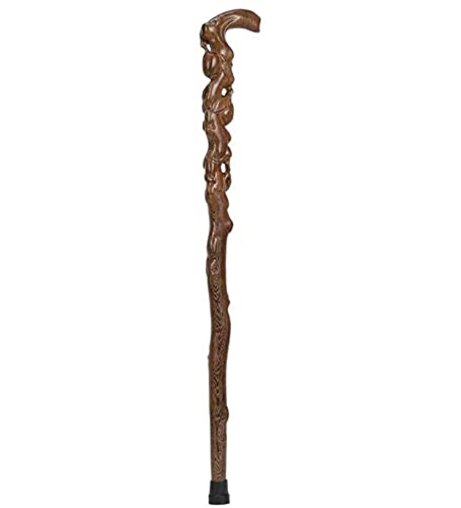 Walking Stick Cane Elderly crutches Solid wood walking stick Fine carving Implied auspicious Elderly supplies 90 cm long 4 styles Easy to tr Run forward - Buy Online on GoSupps.com