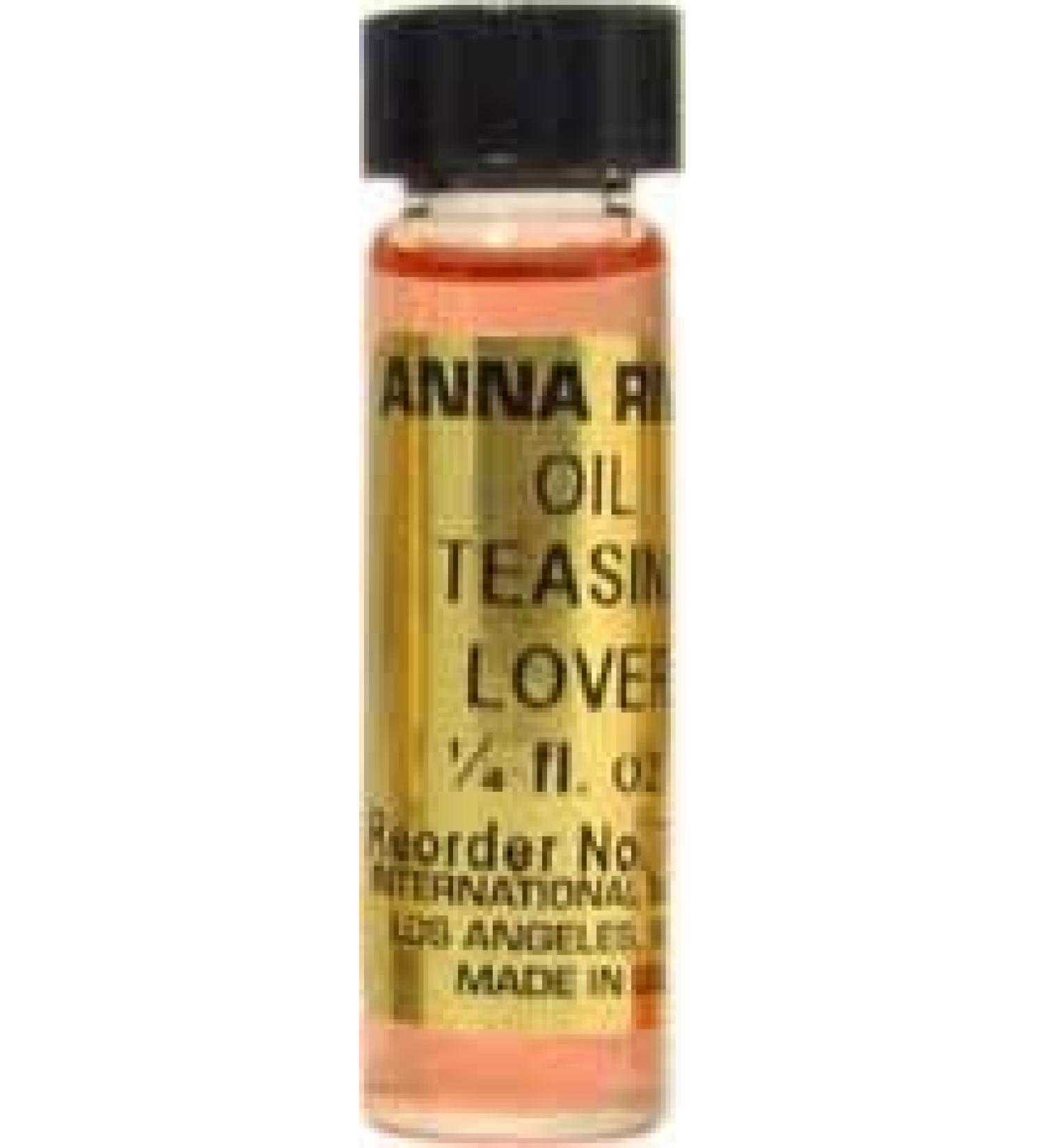 Anna Riva Oil-Teasing Lover 1/4oz for Anointing Candles Charms & Altar Tools