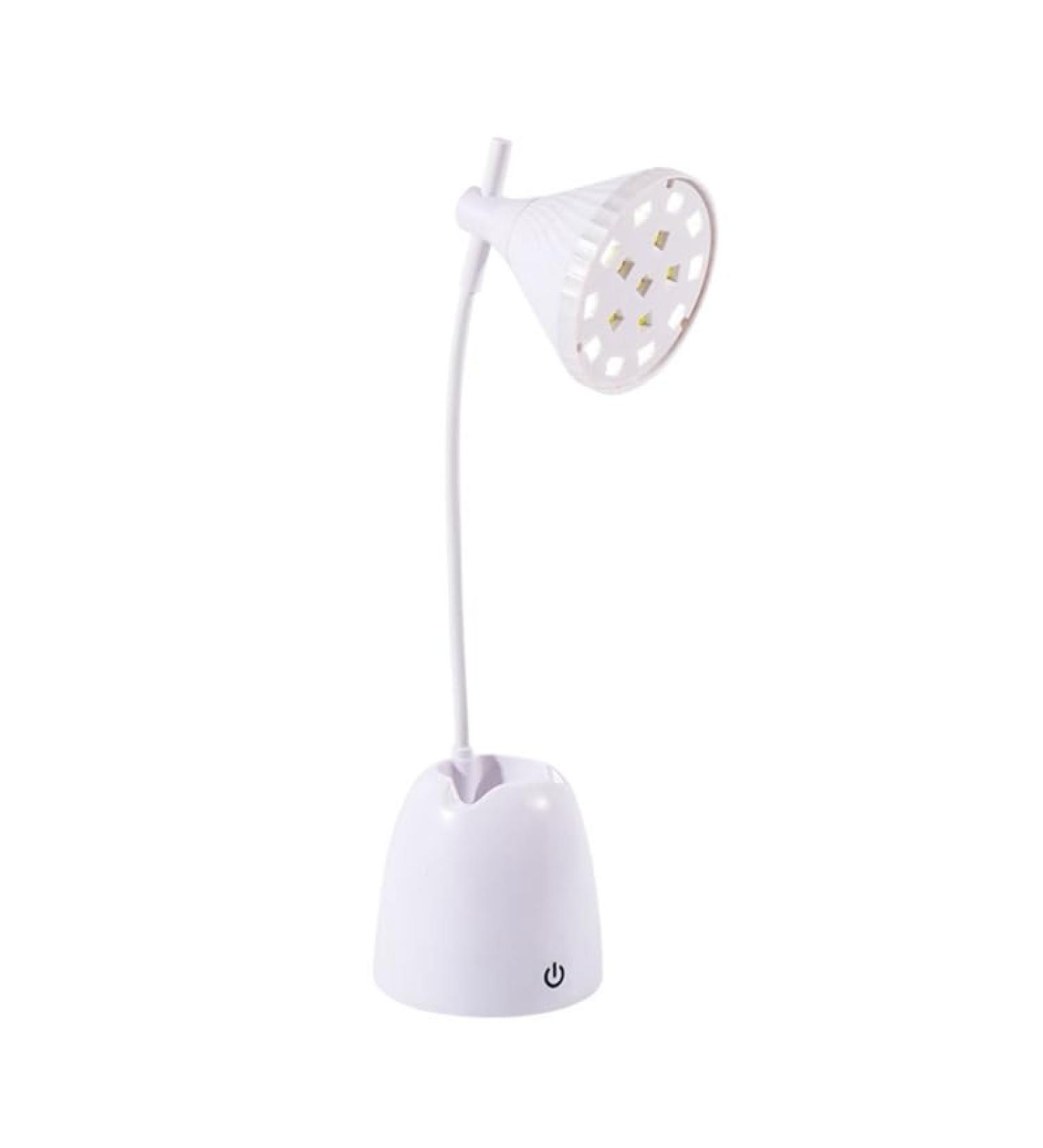Light Mini LED Art Pen Holder Quick-Drying Art Tools For Nails Light Led Art Pen Holder Tool White - Buy Online on GoSupps.com