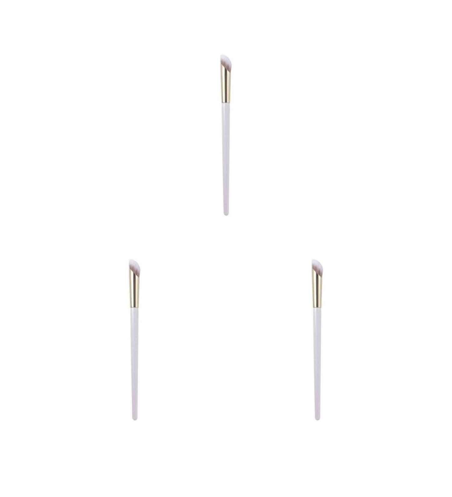 3 set Concealer Makeup Brush Dark Circles Concealer Brush for Setting with Powder White 3 set (White) - Buy Online on GoSupps.com