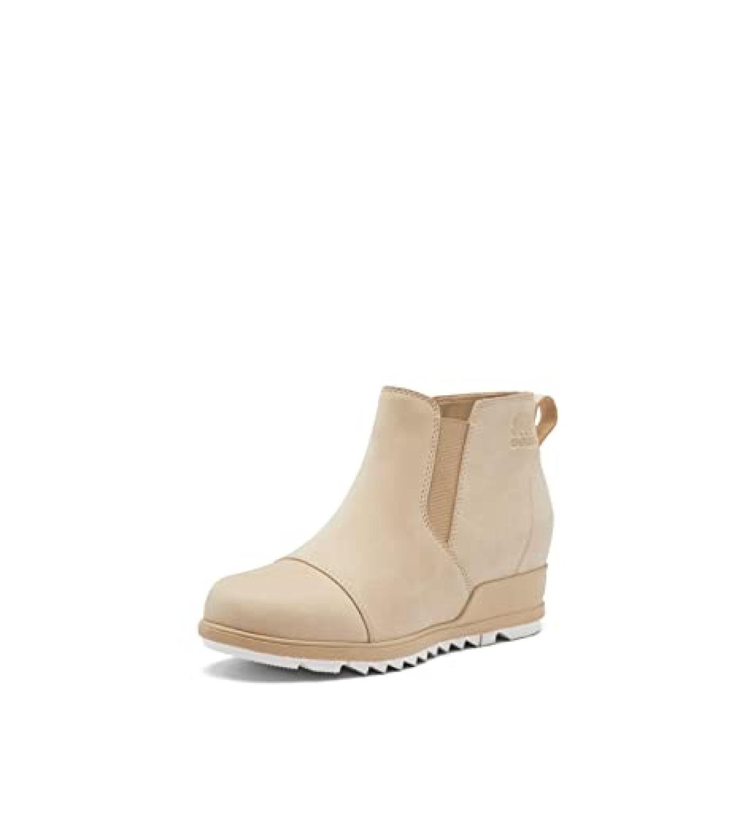 Sorel Women's Evie Pull-On Leather Boot 8.5 Canoe Sea Salt - Stylish and Comfortable Boots for Women - Buy Online on GoSupps.com